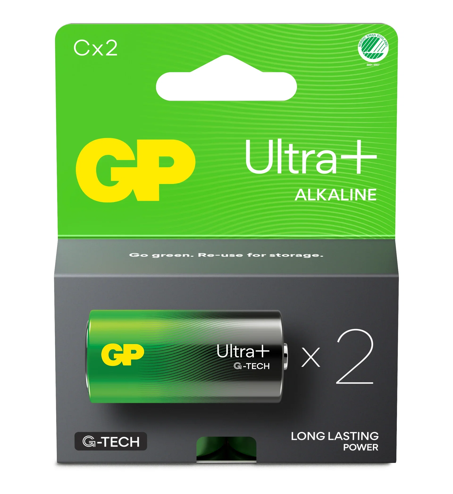 Batteries GP Ultra Plus Alkaline C/LR14