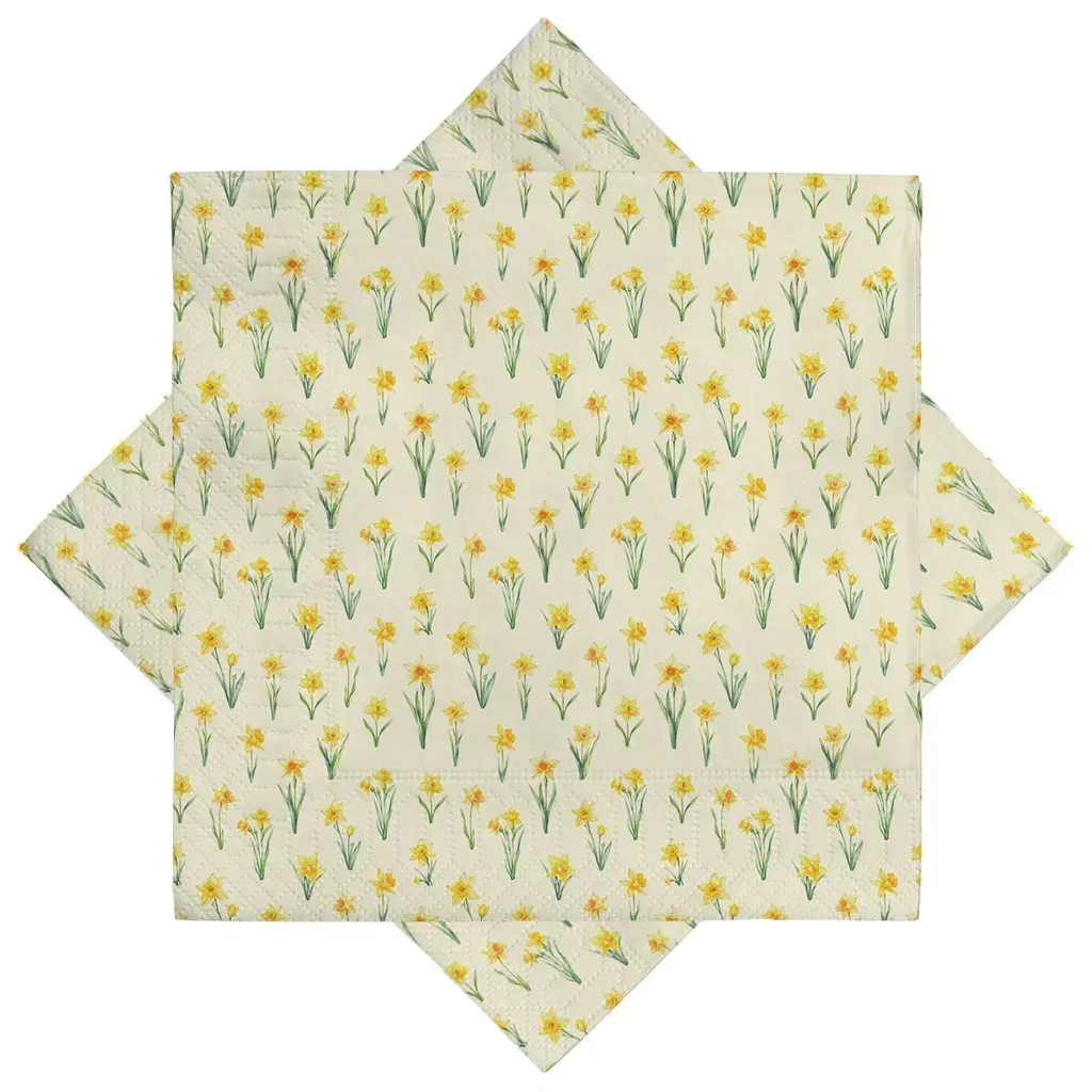 Napkin Daffodils 
