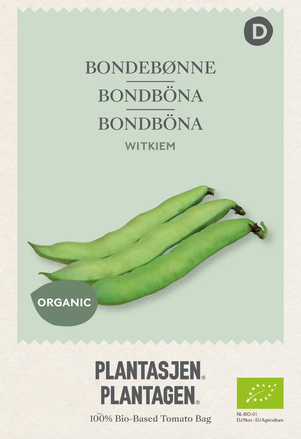 Broadbean Witkiem (Skal 014218) Organic