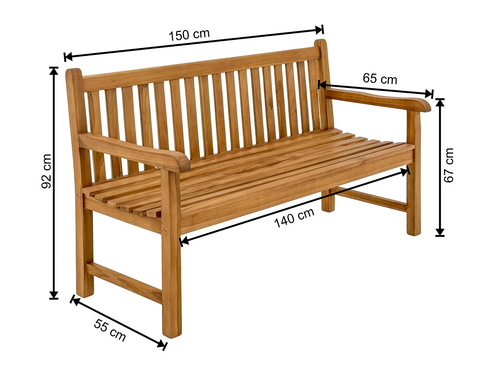 Bänk Teak