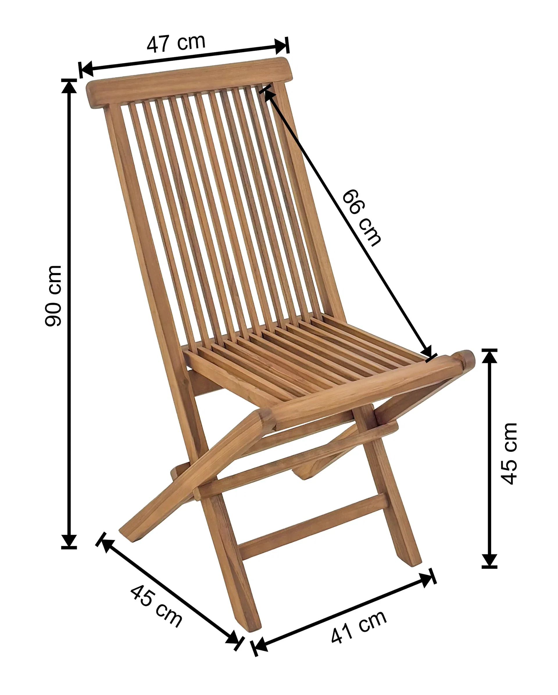 Caféstolar Teak