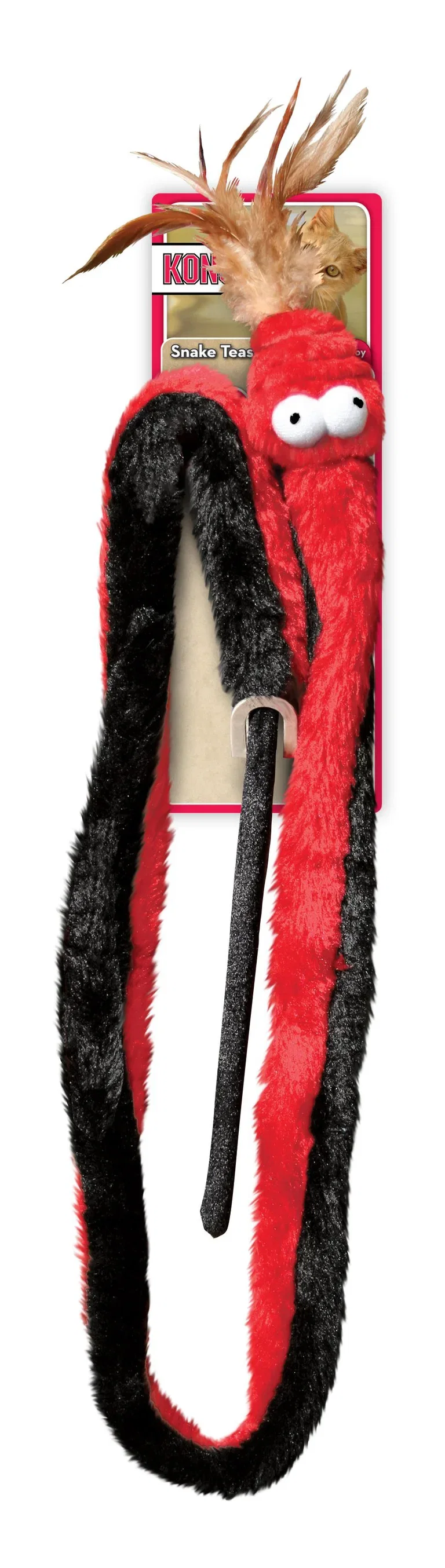 KONG SNAKE TEASER, SIZE:5,4X9,6X63cm