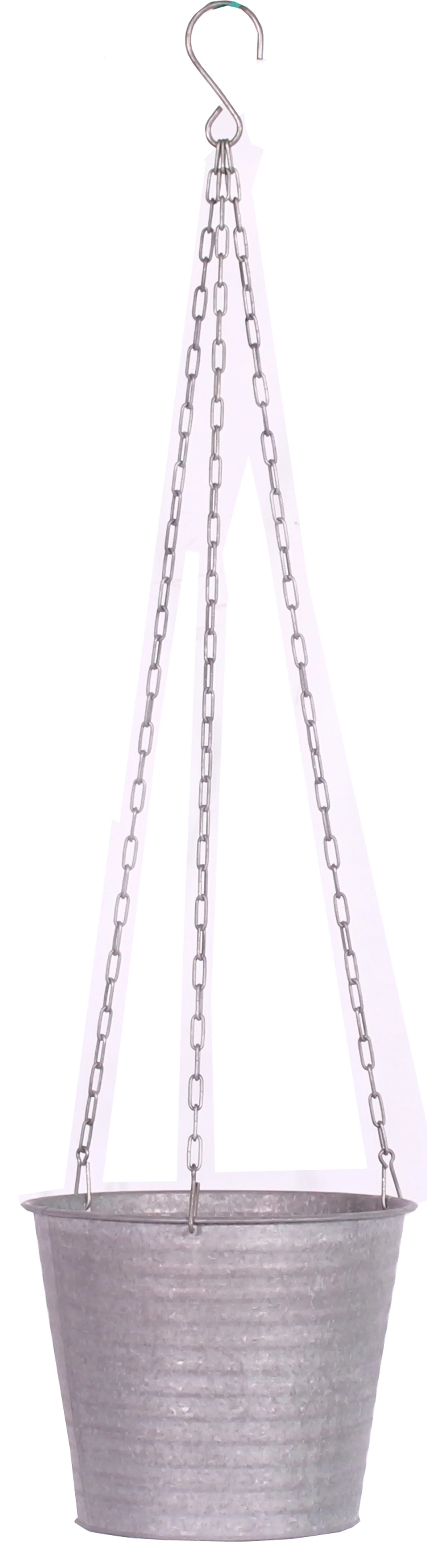 Crewe hanging pot zinc D20 grey