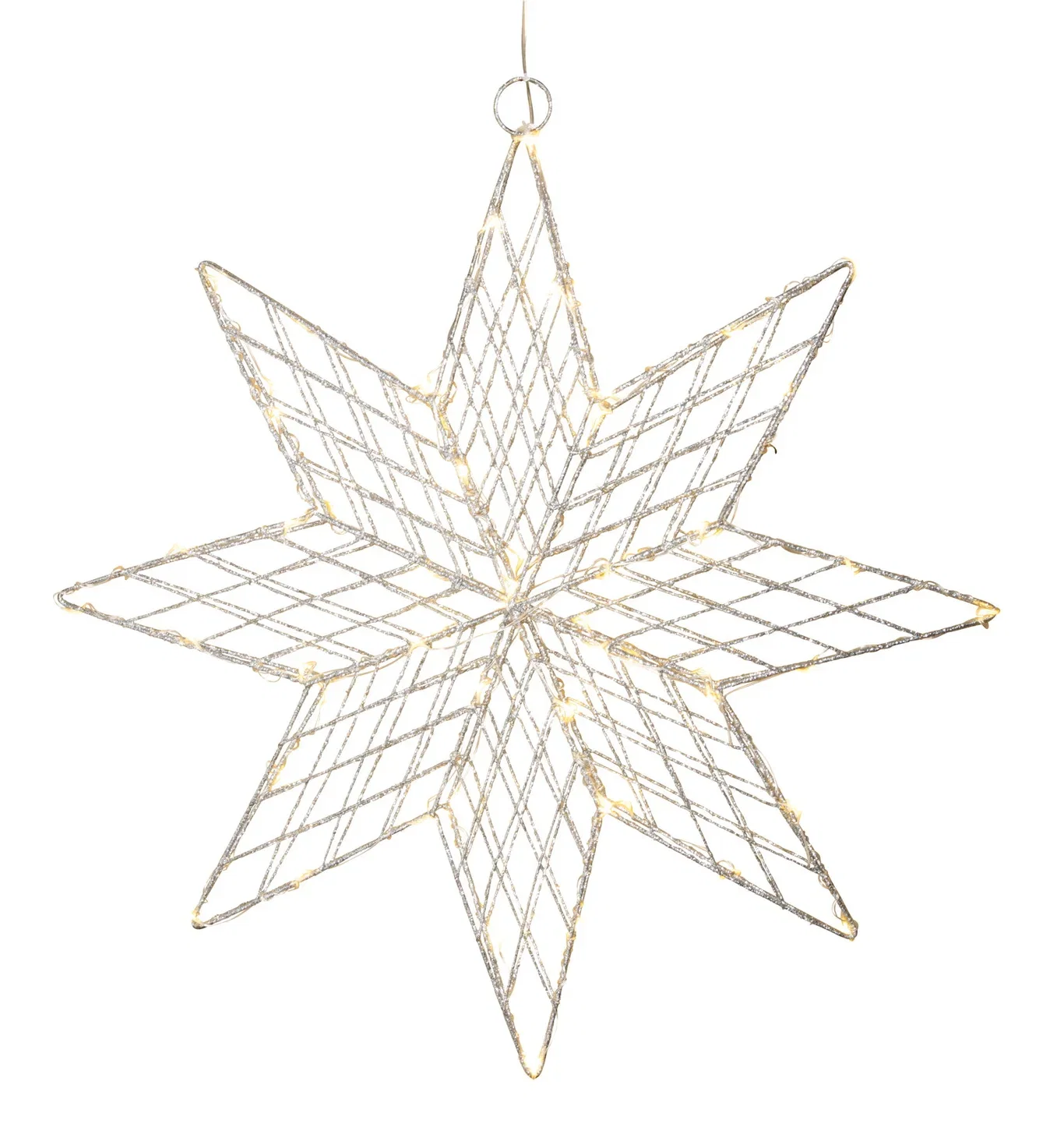 Adventsstjärna Rutig