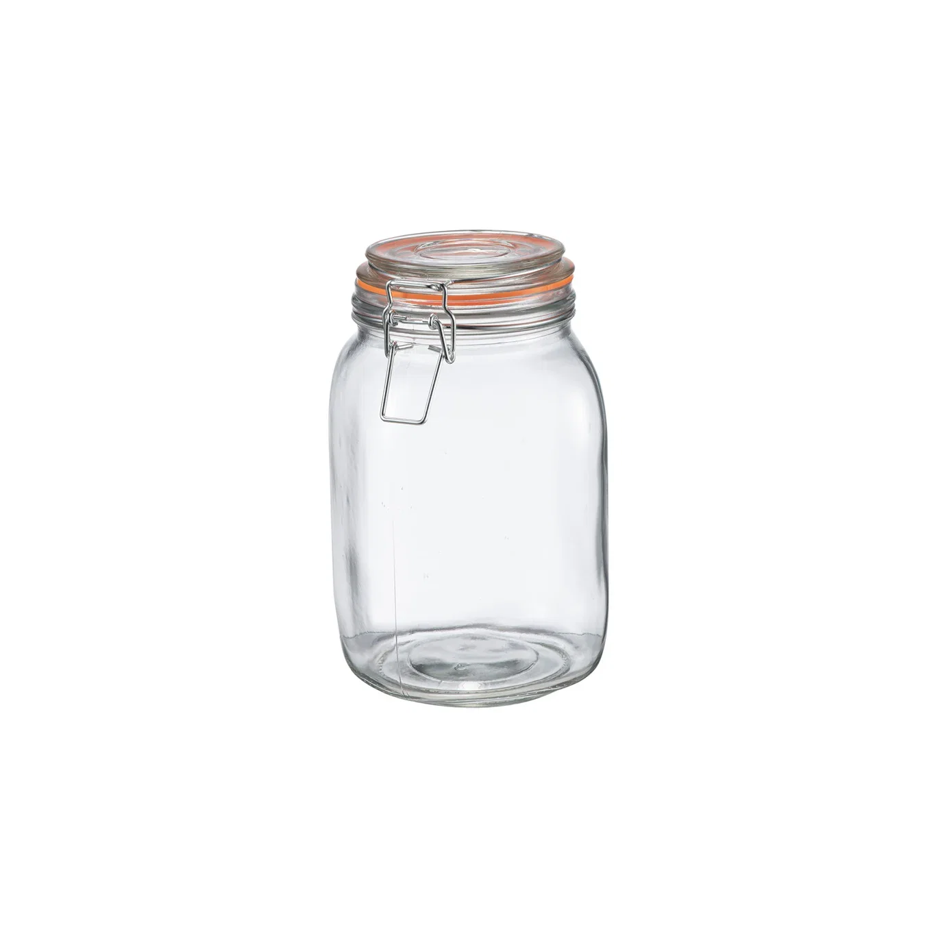 Glasburk med snäpplock