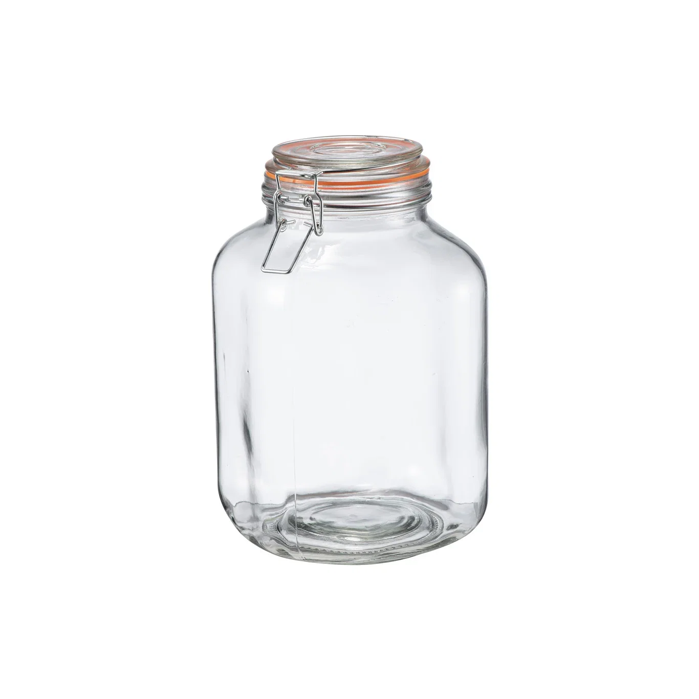 Glasburk med snäpplock