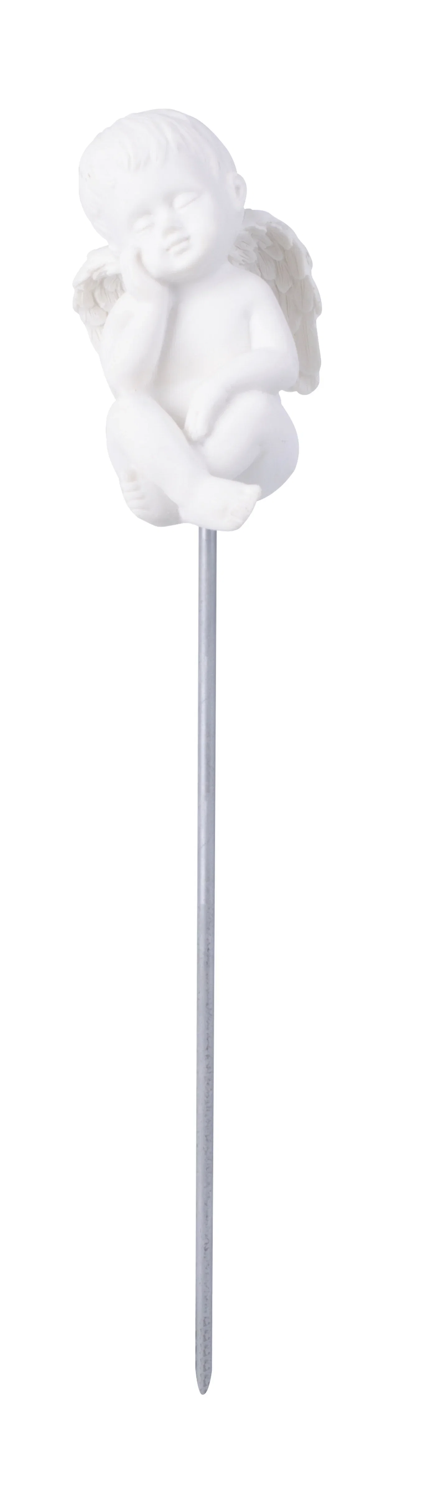 Angel with sticks 29cm White