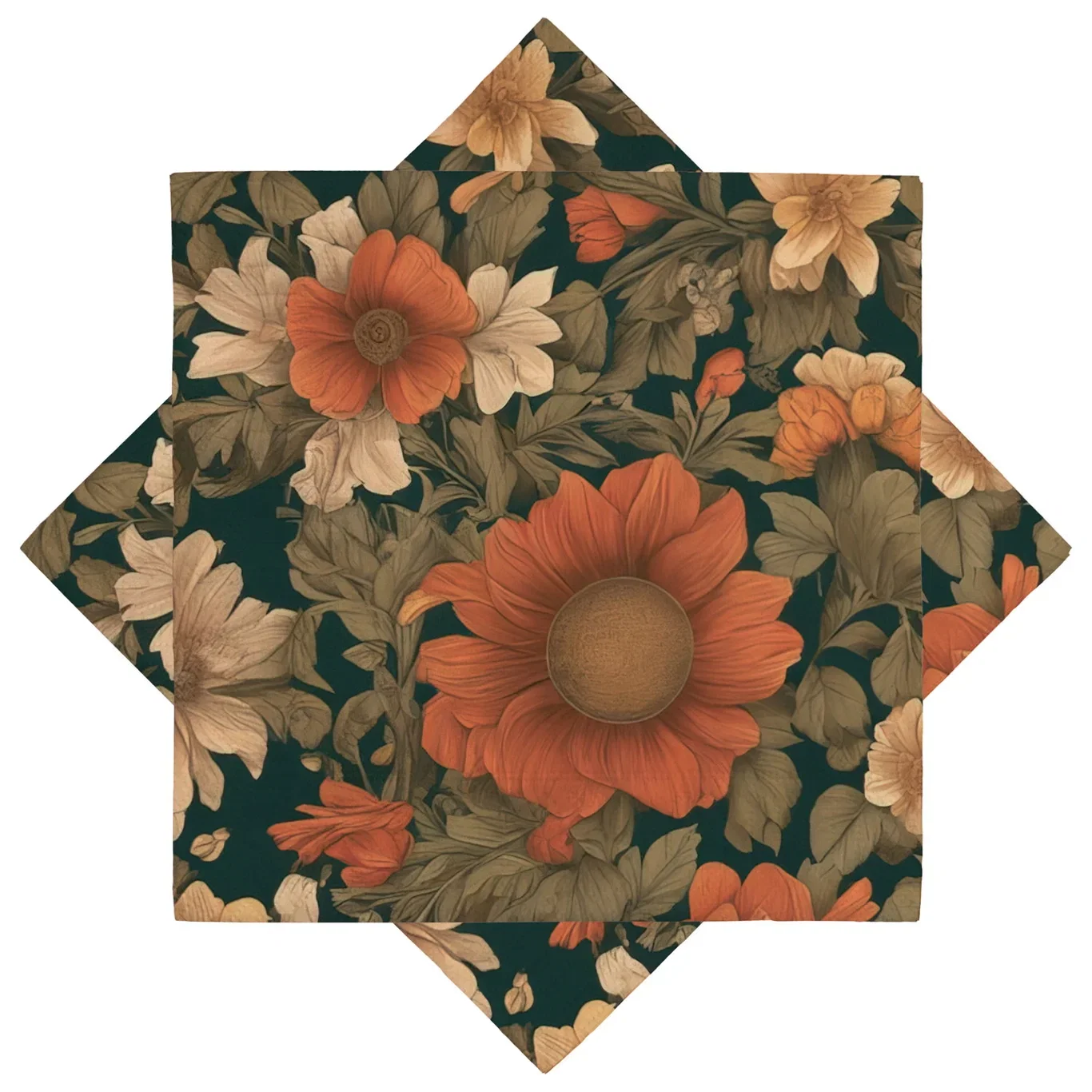 Servetter krysantemum