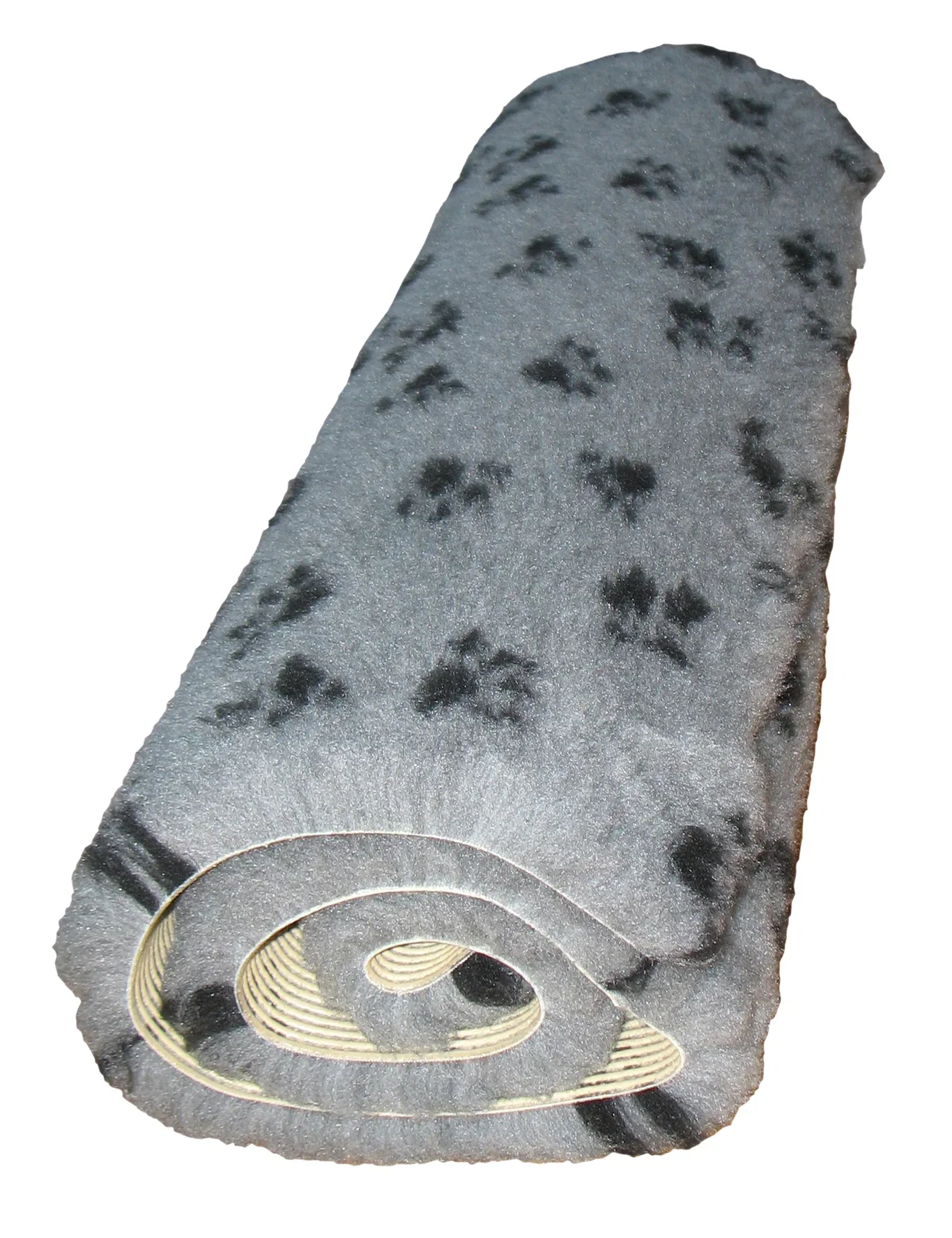 Grå Fäll med tassar 75x75cm