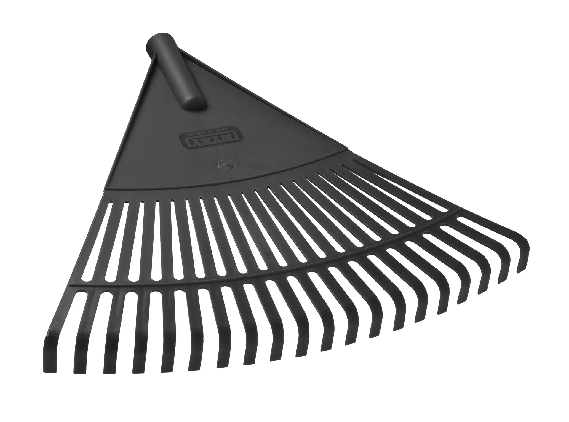 Leaf rake head black recycled