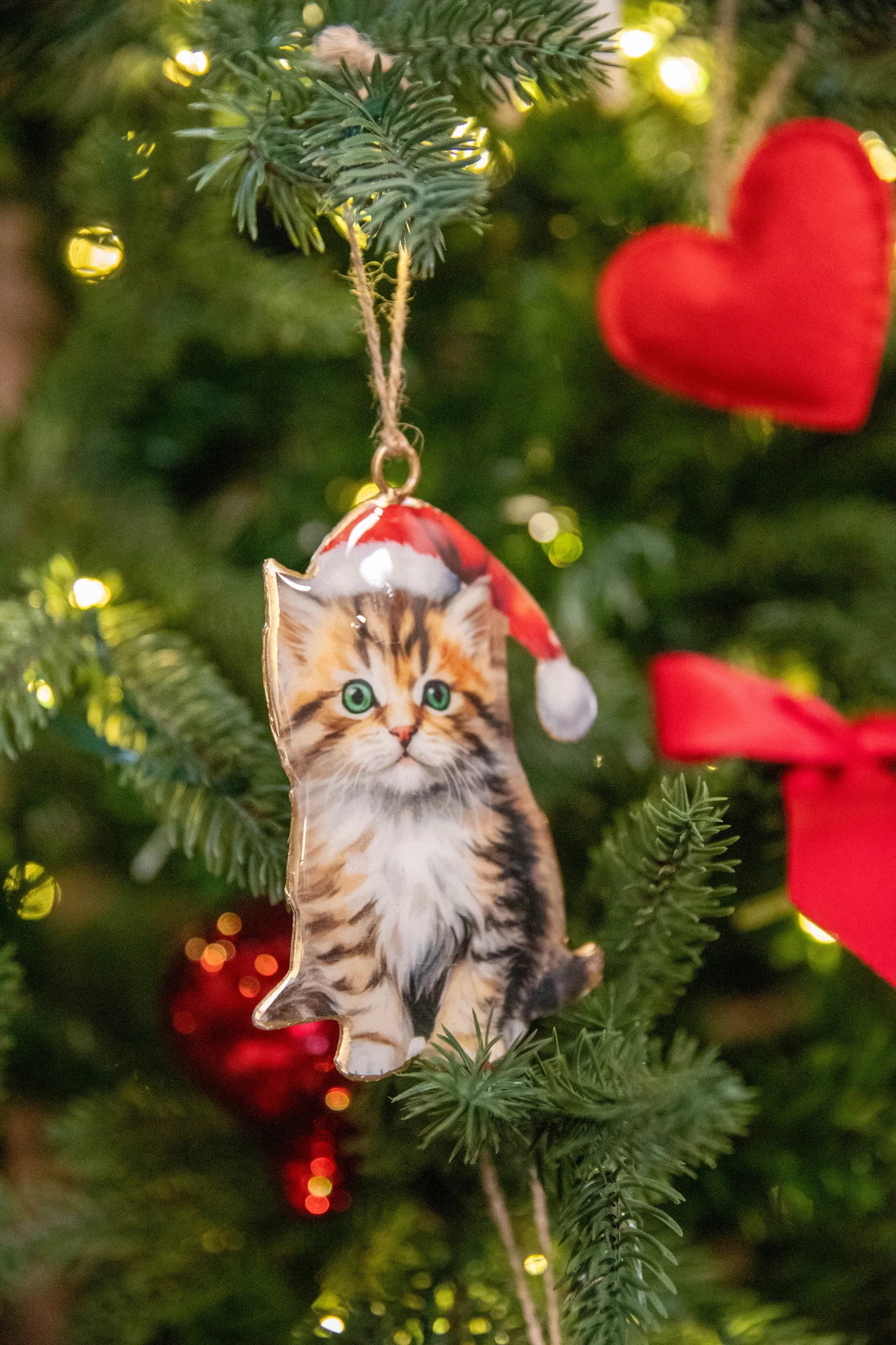 Ornament Christmas cat 
