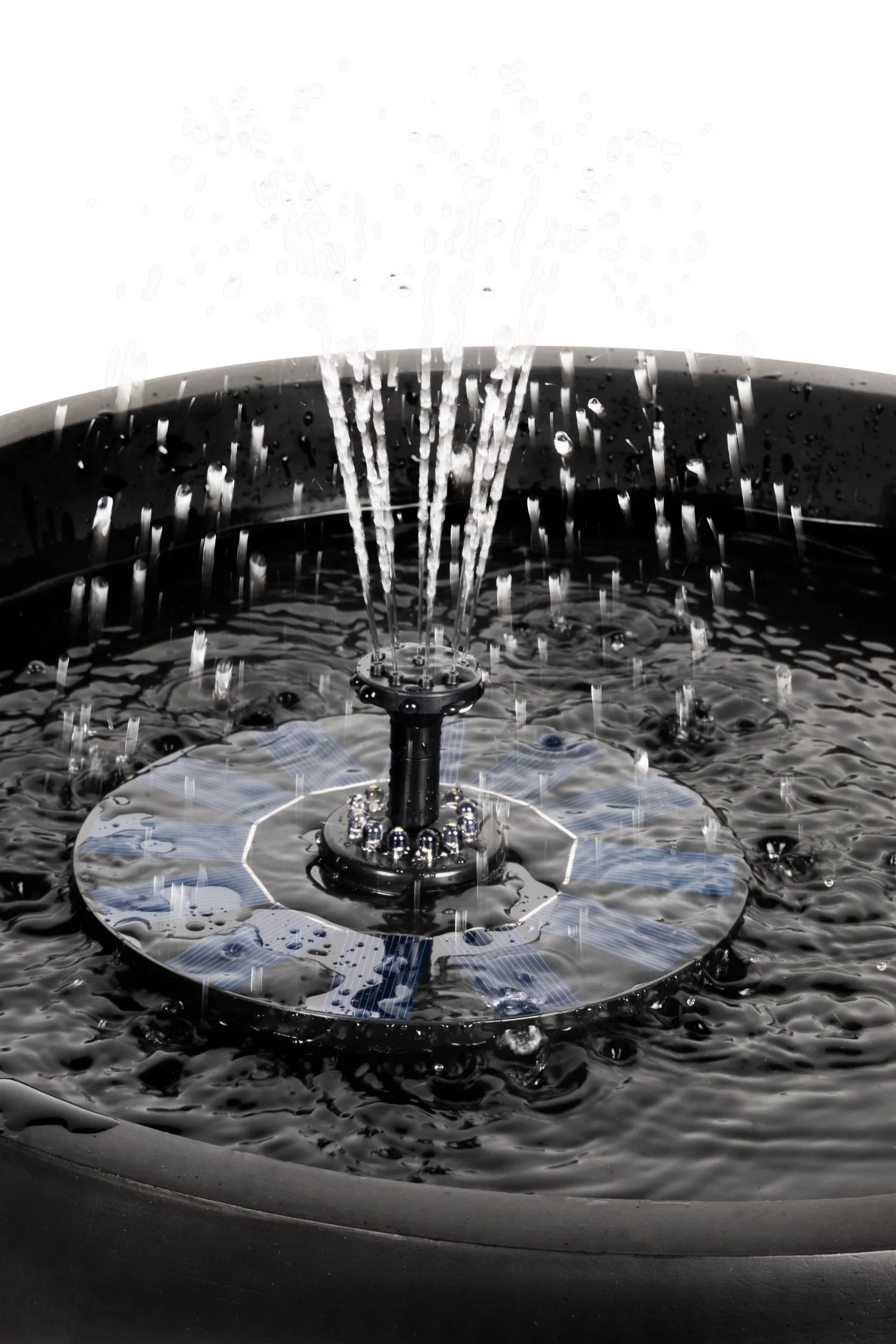 Solar Fountain w/LED