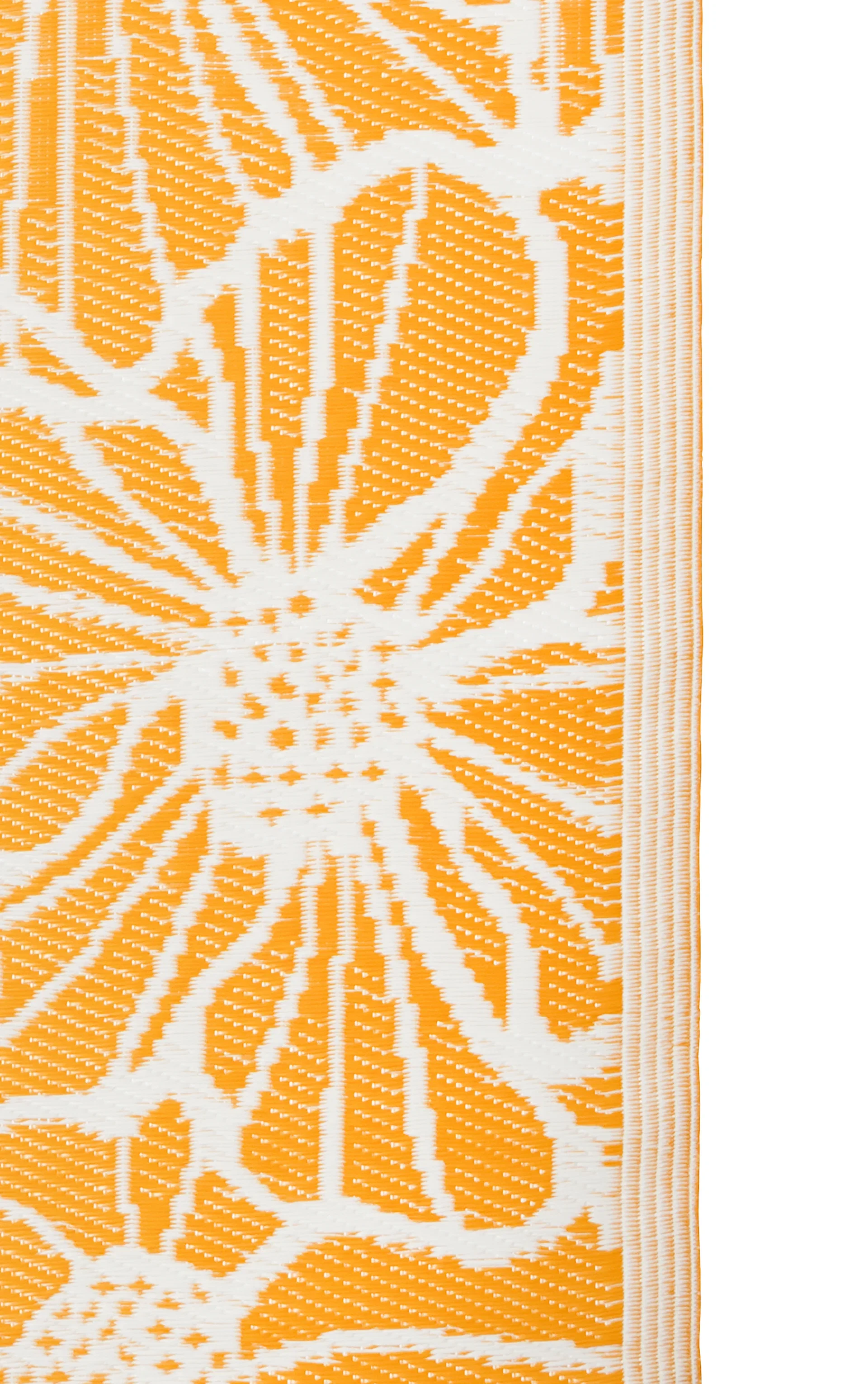 Outdoor Carpet Yellow Flowers