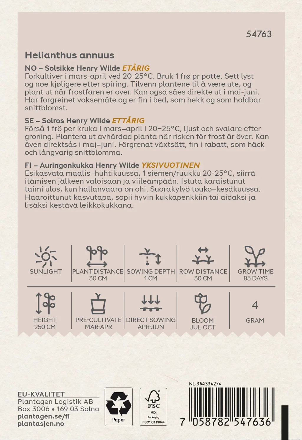 Sunny Flowers, Zonnebloem Henry Wilde