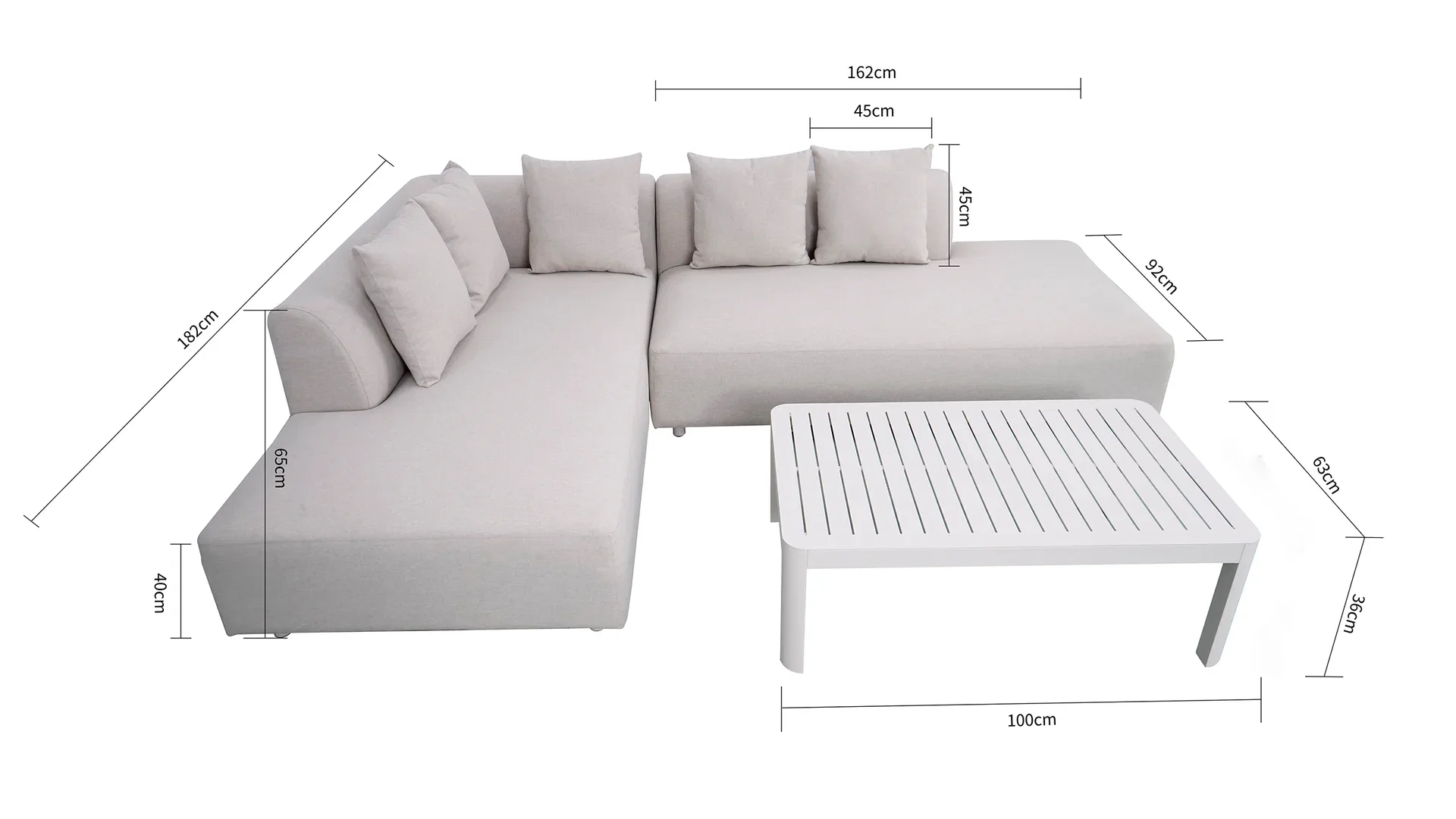 Corner Sofa Set Vik
