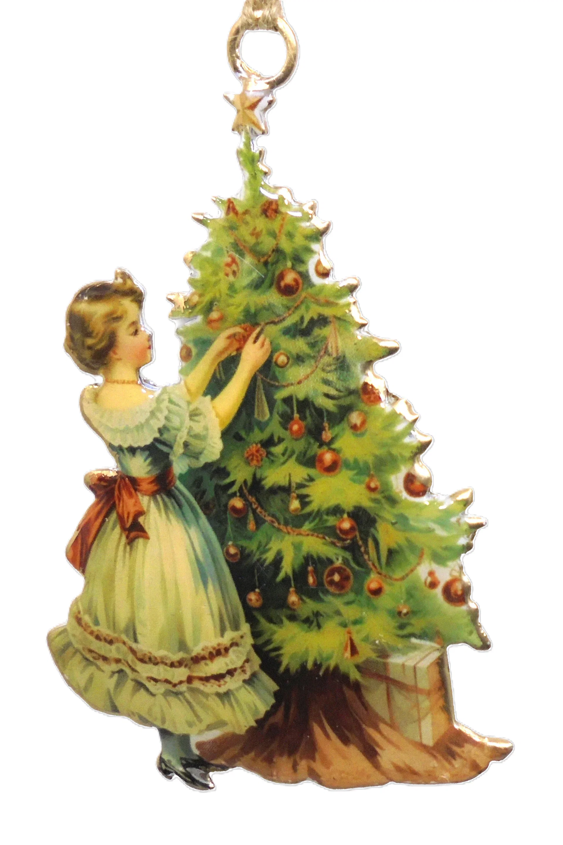 Ornament Angel with tree 