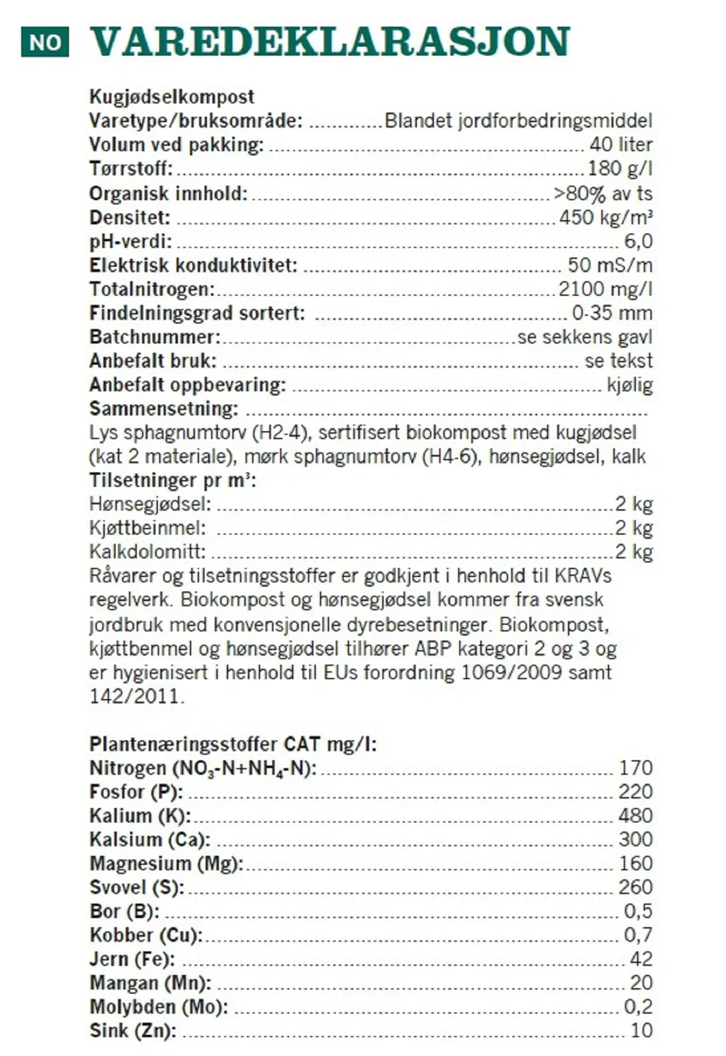 Kompost av kogödsel