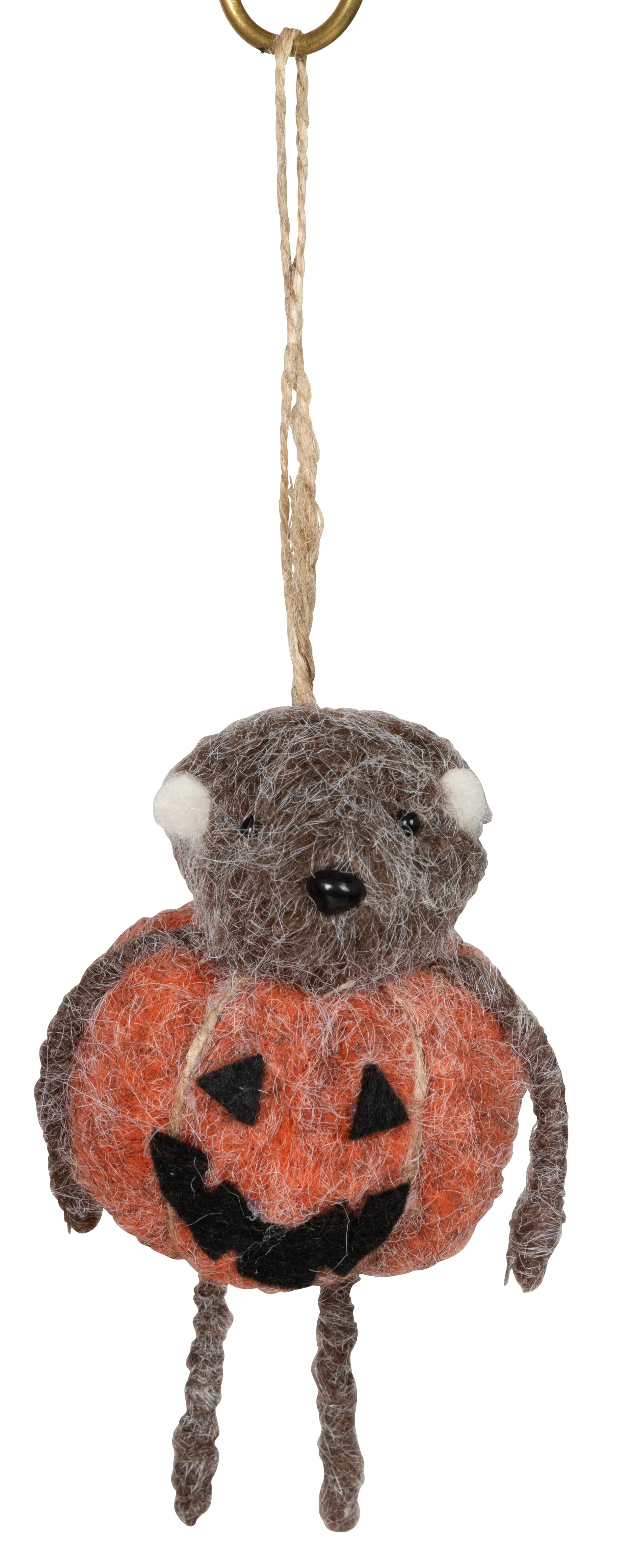 Halloween-figur Mus i pumpadräkt