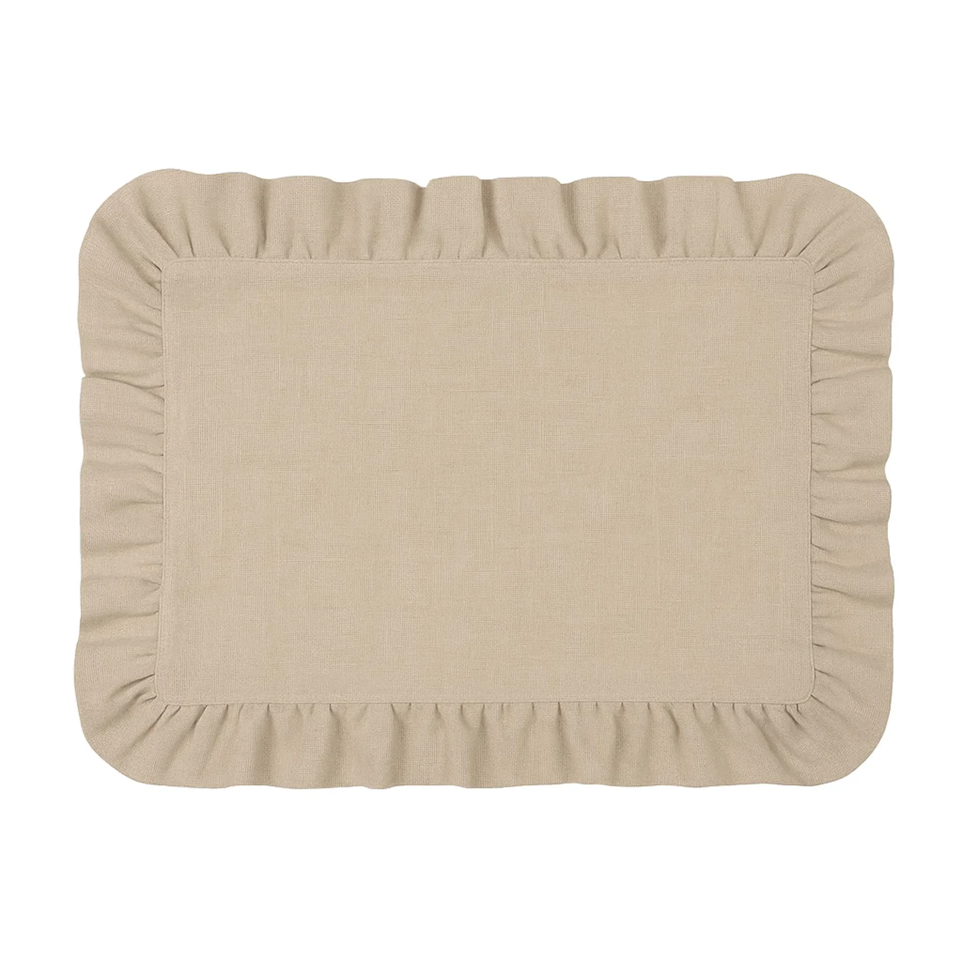 Placemat Folded Edges Beige