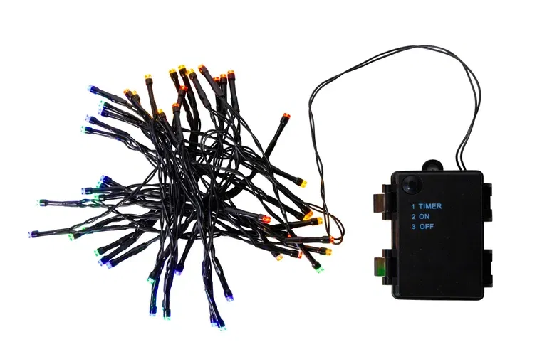 Ljusslinga Flerfärgad Batteri