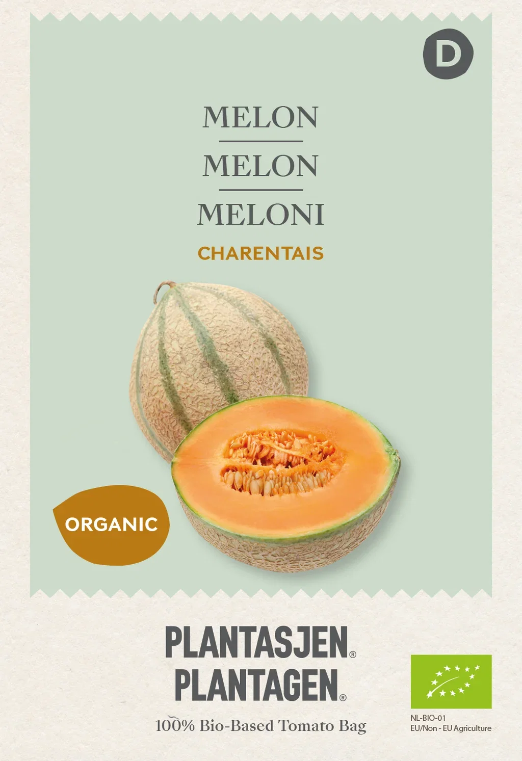 Melon Charentais (Skal 014218) - Organic