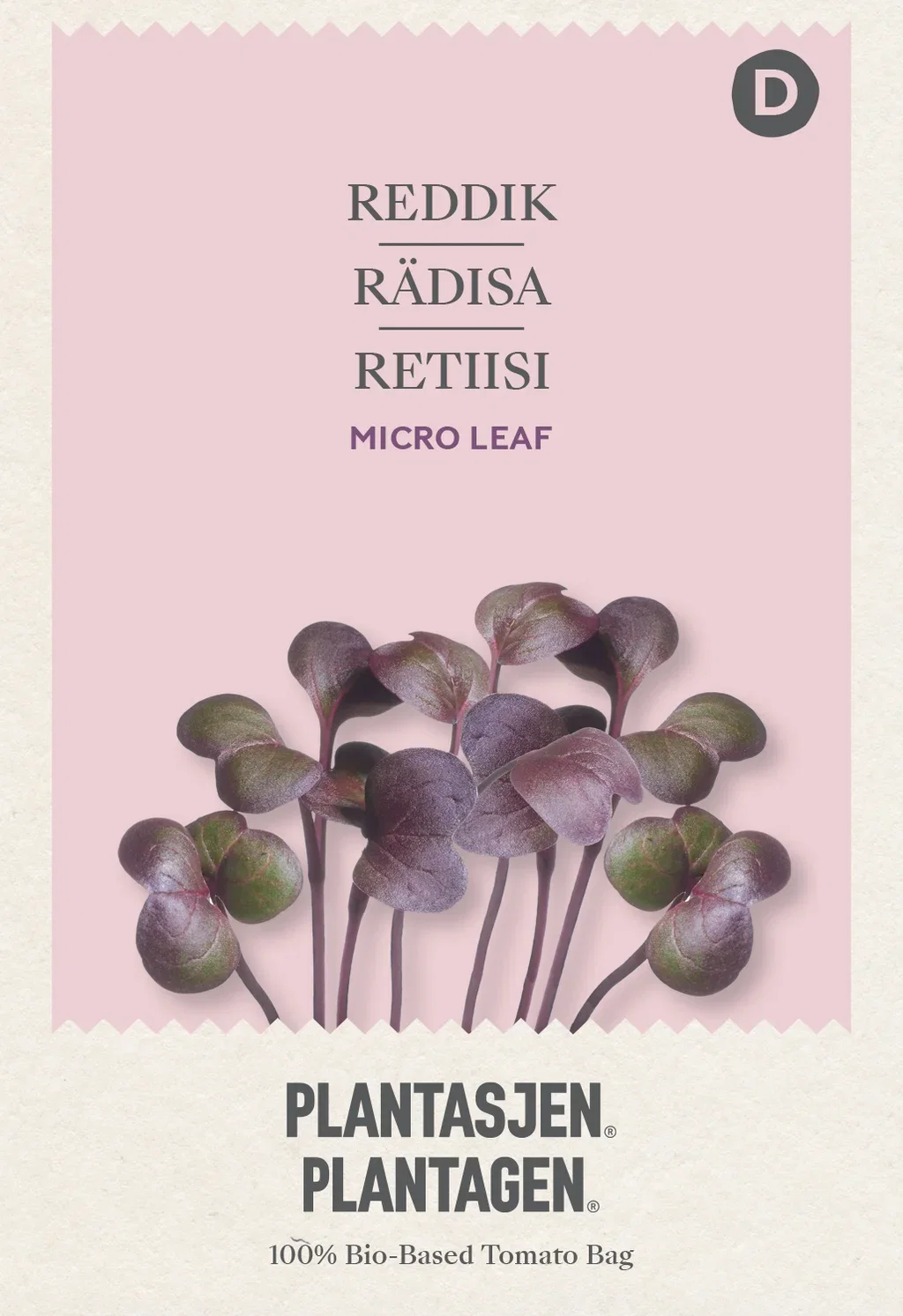 Radish Daikon Red - 5 g Microgreens