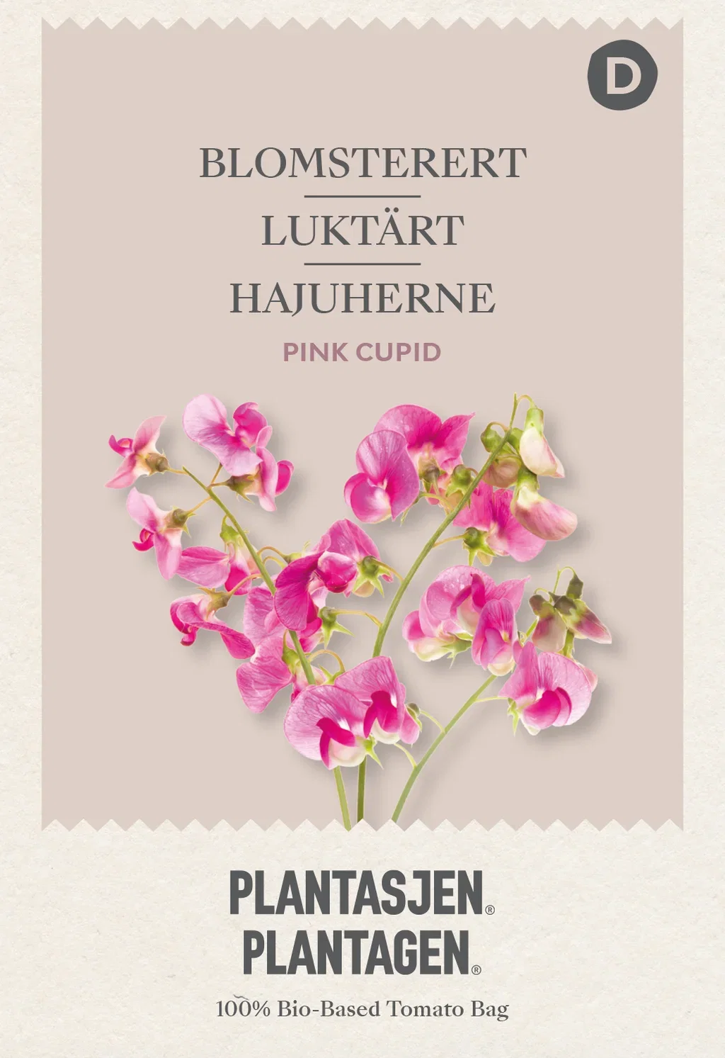 Lathyrus odoratus Pink Cupid - 20 cm - 2.5 g