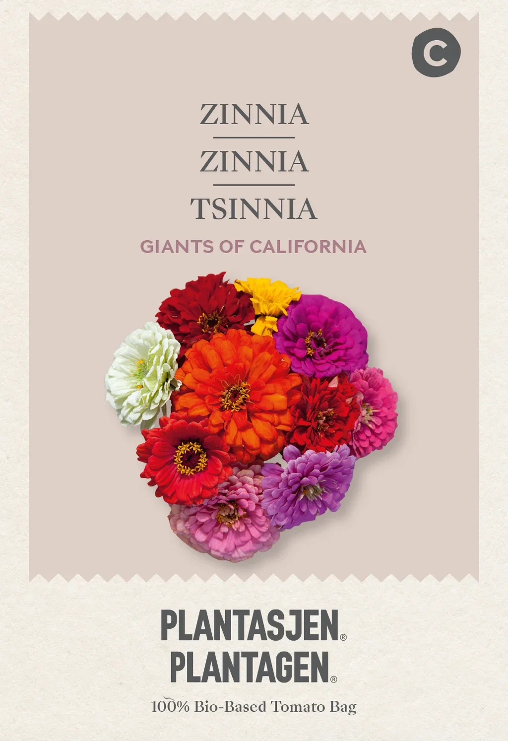 Zinnia Elegans Giants Of California Mixed