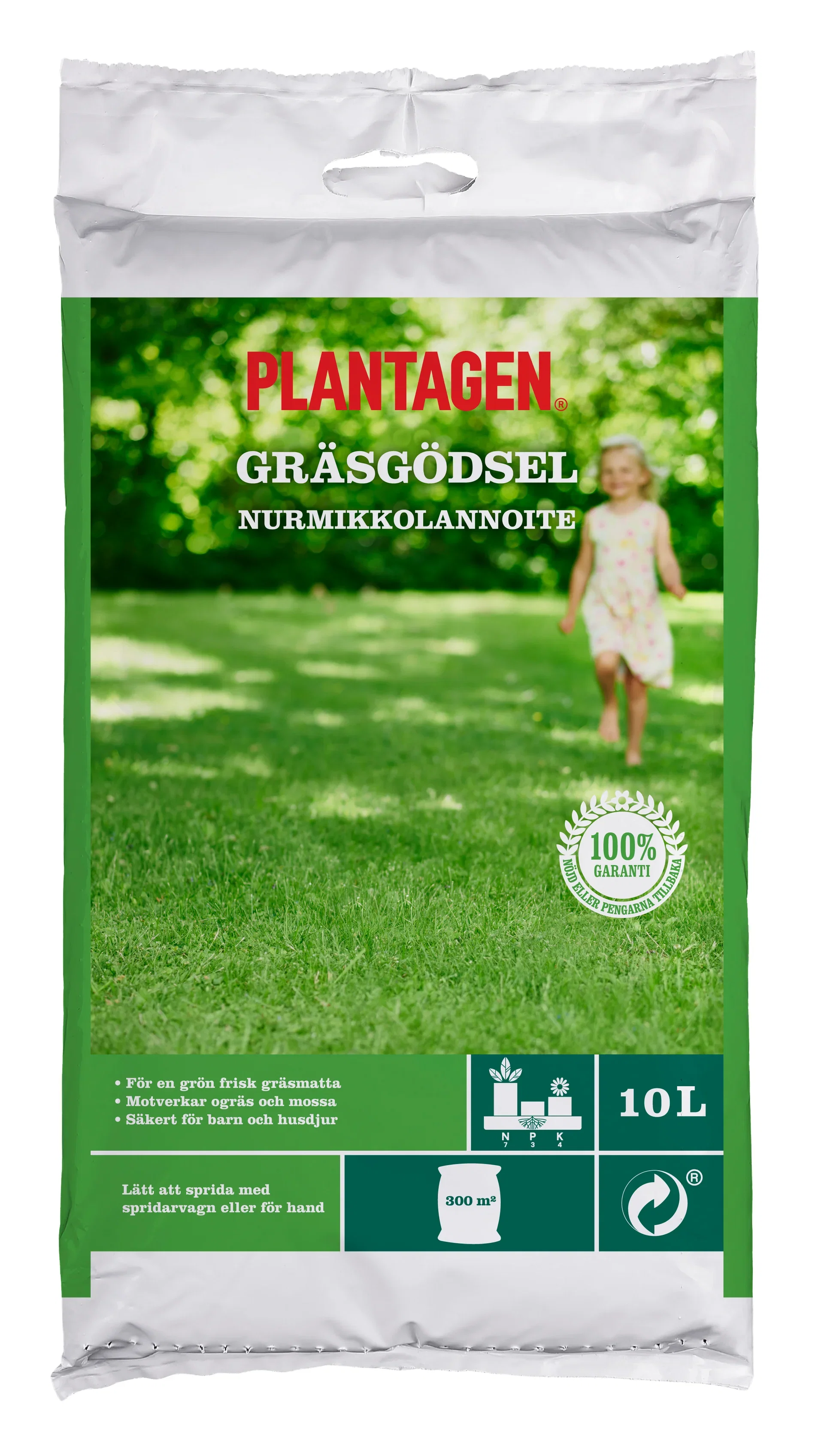Lawn Fertilizer 10L organomine SE/FI
