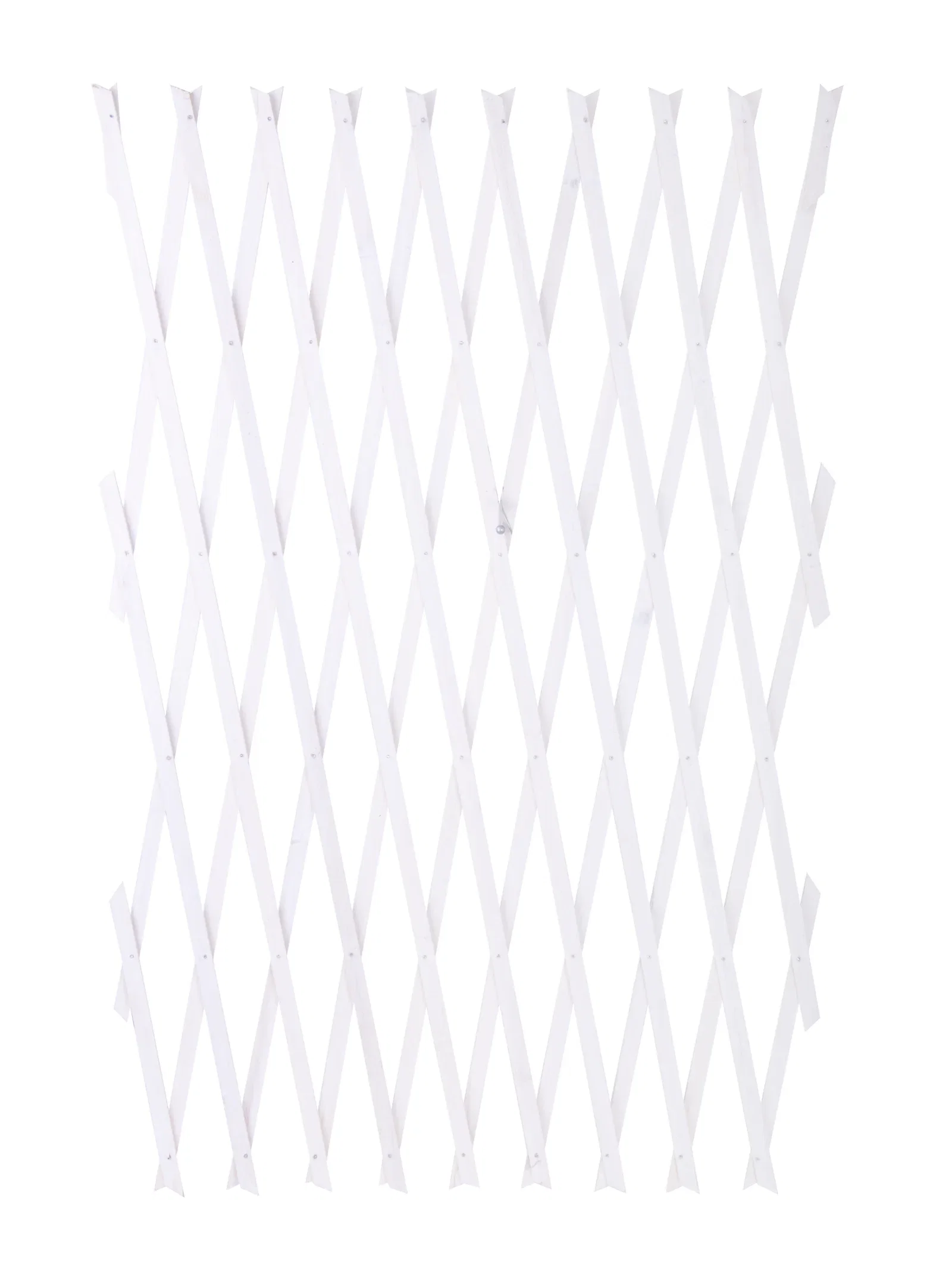 Riveted Wooden Trellis White