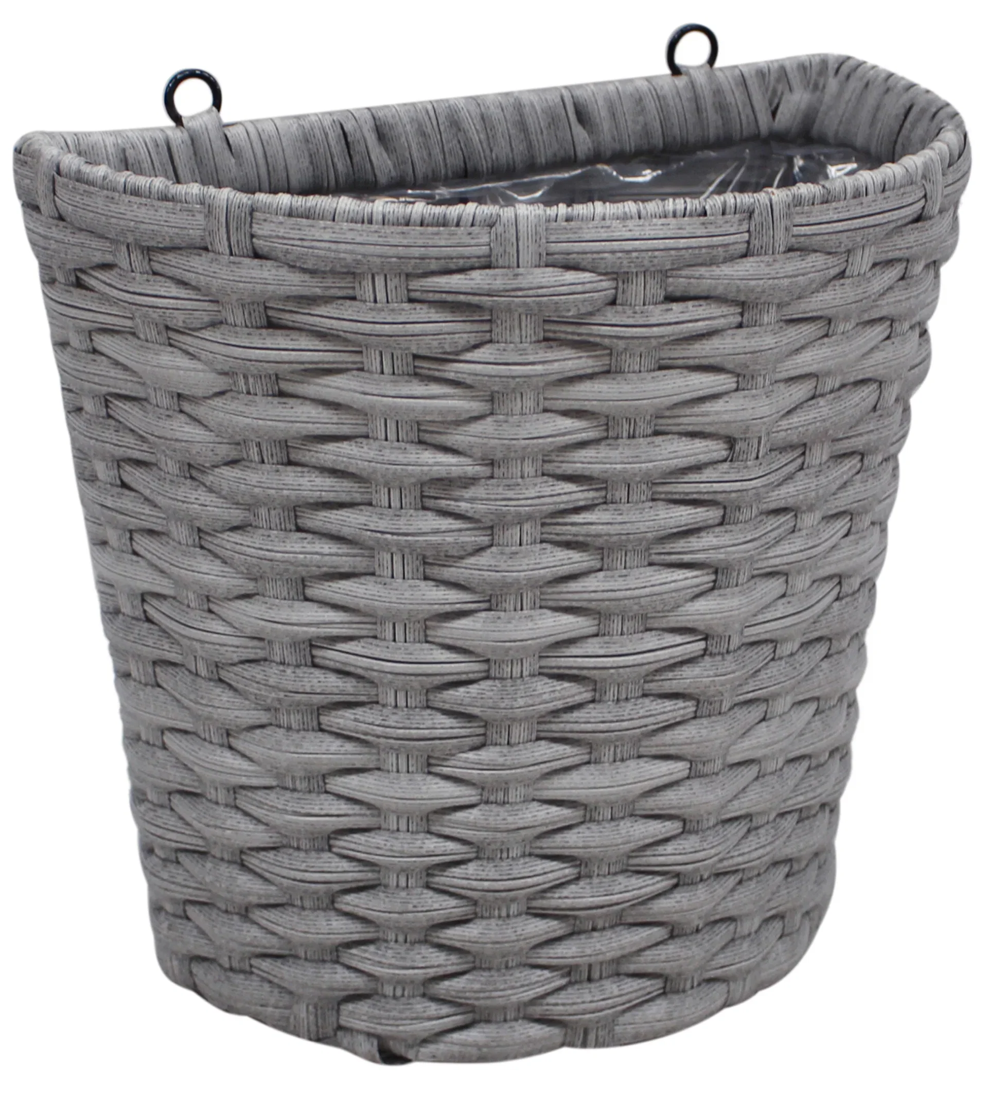Frankfurt wall pot L32xW18xH27 grey
