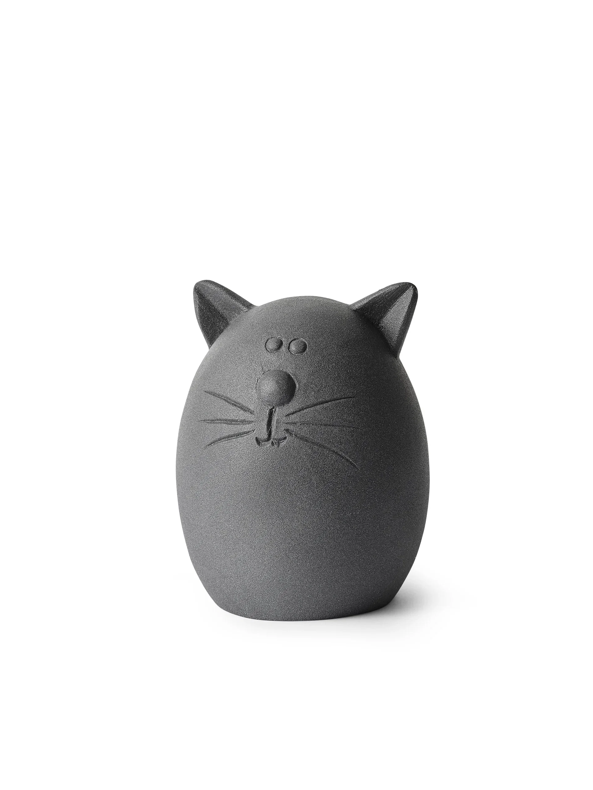 Ceramic cat H15 grey