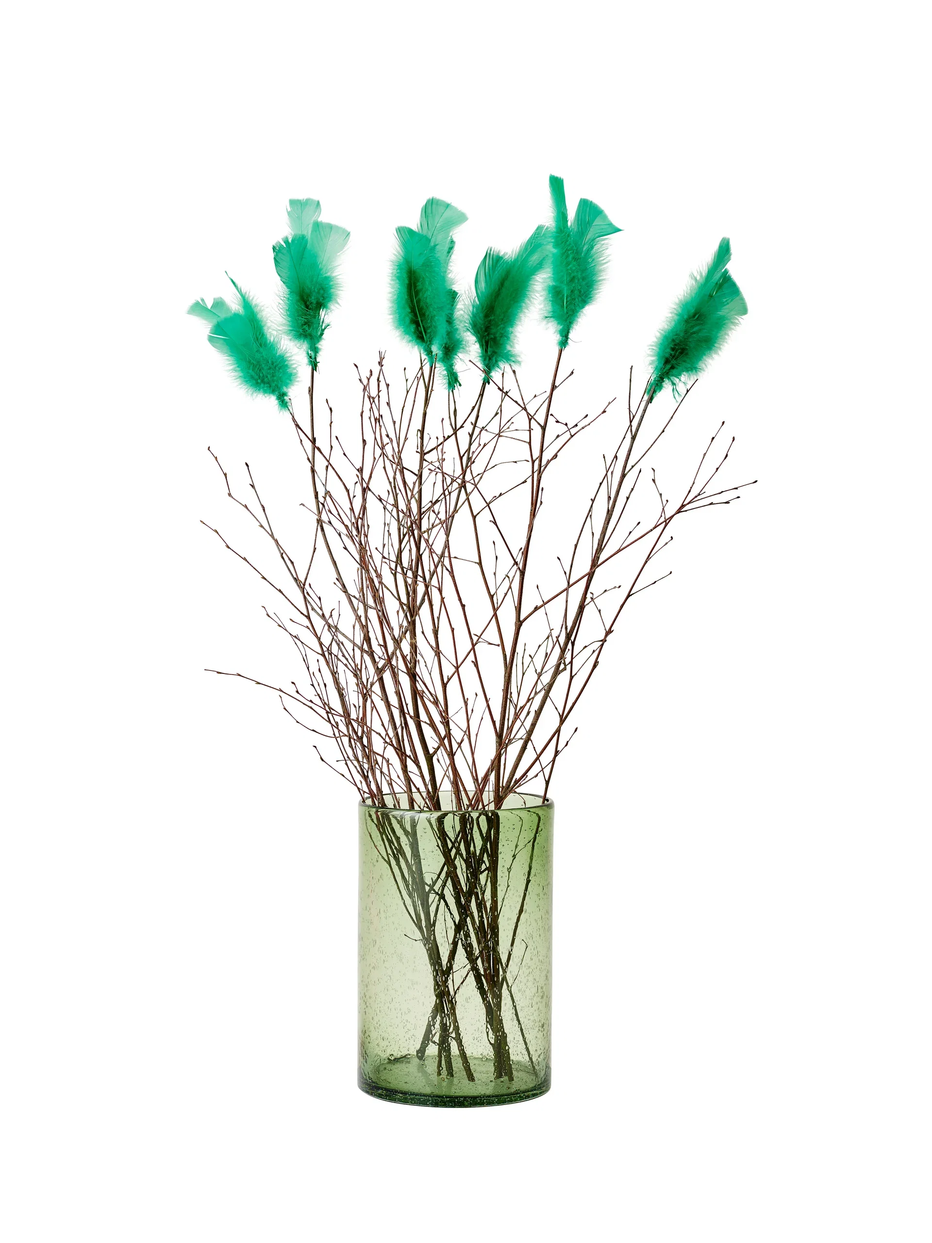 Påskris med fjädrar