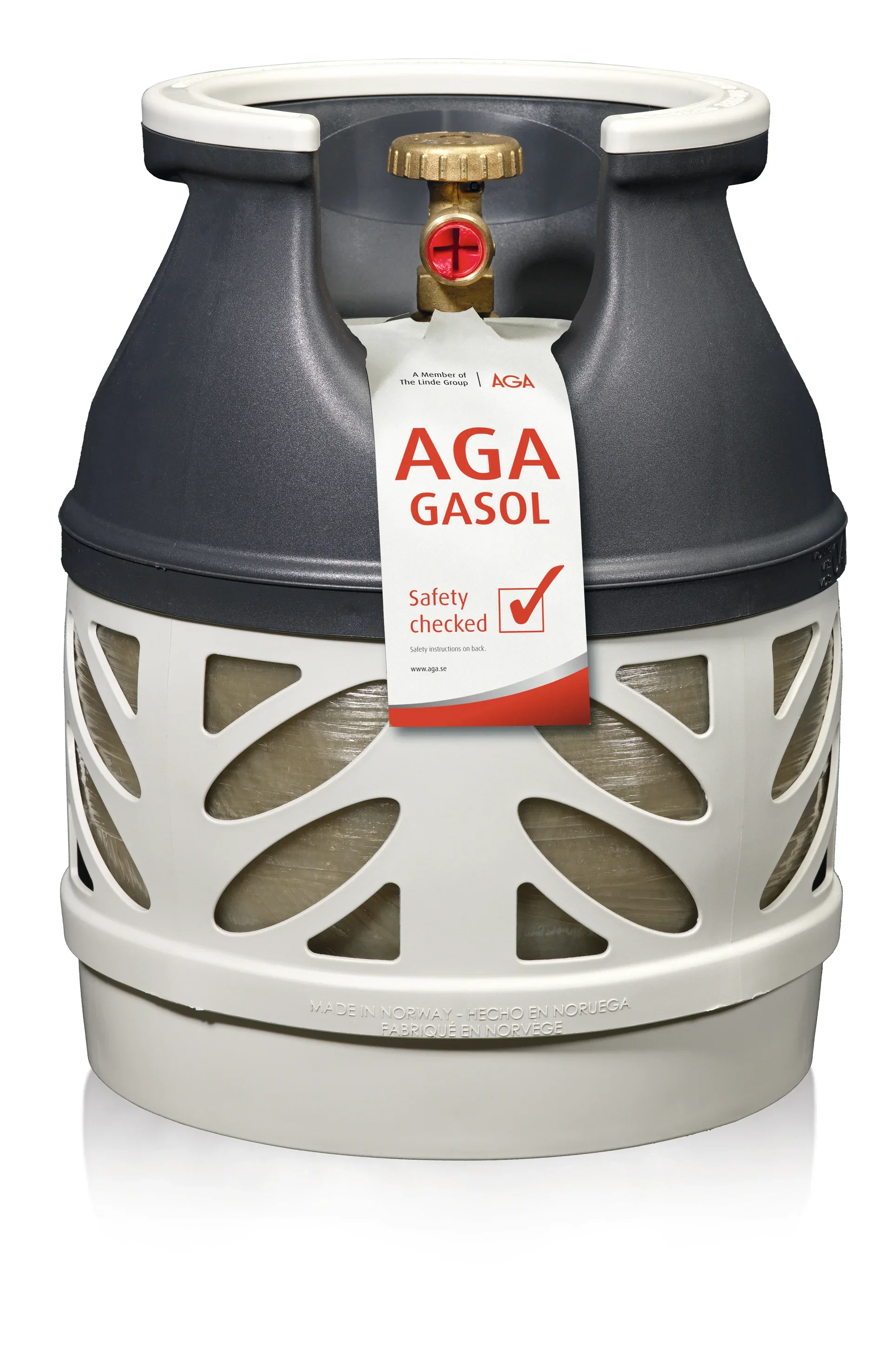 NY - FLASKA&GASOL - 5KG - KOMPOSIT - Linde Gas