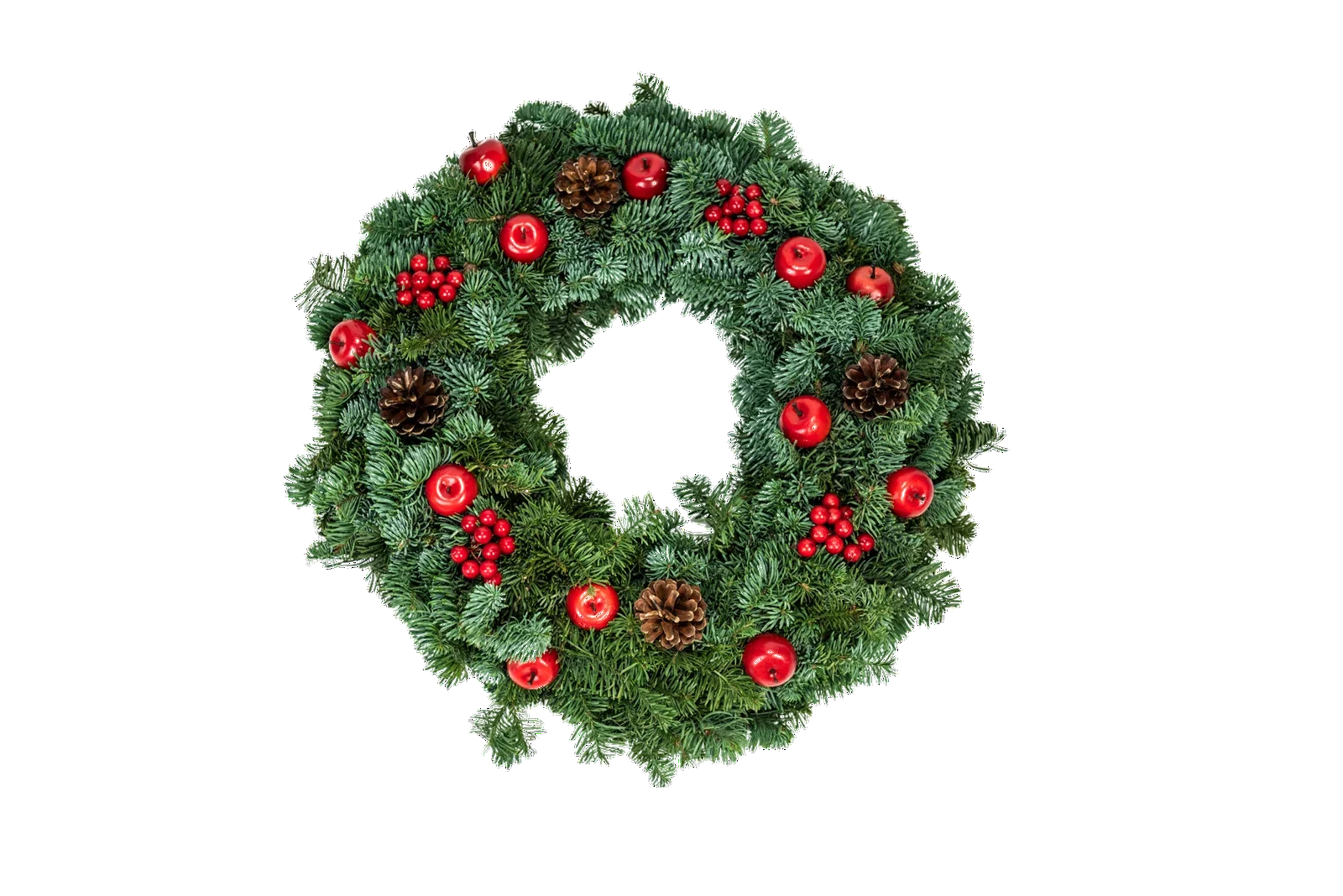 Doorwreath Appels and Cones 40cm