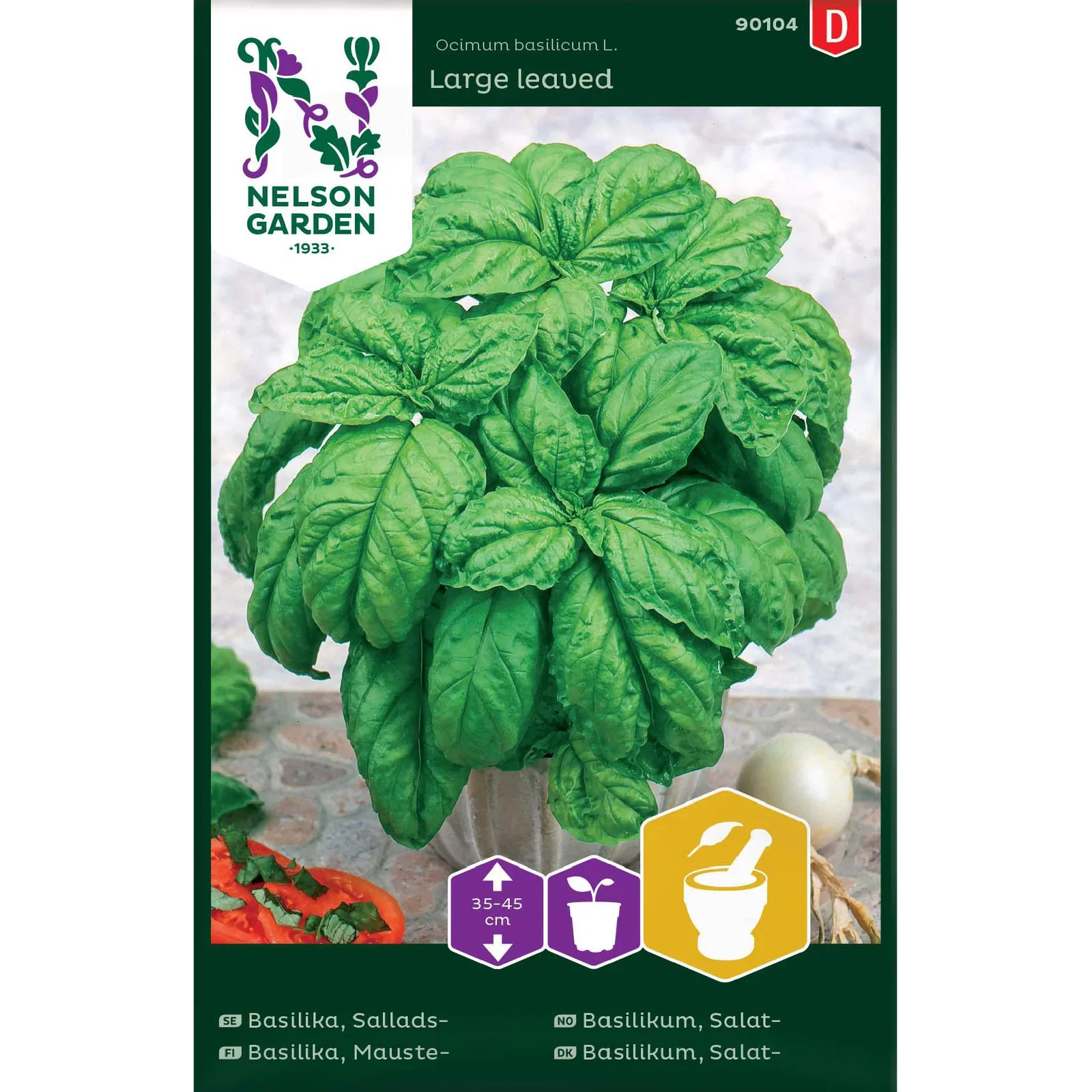 Salladsbasilika Large leaved