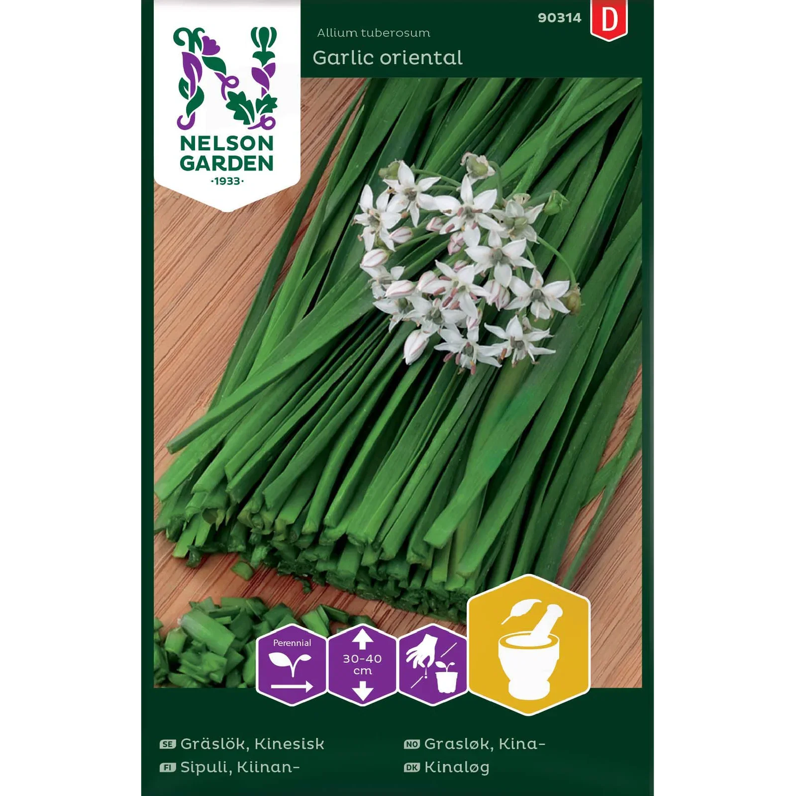 Kinesisk Gräslök 'Garlic oriental'