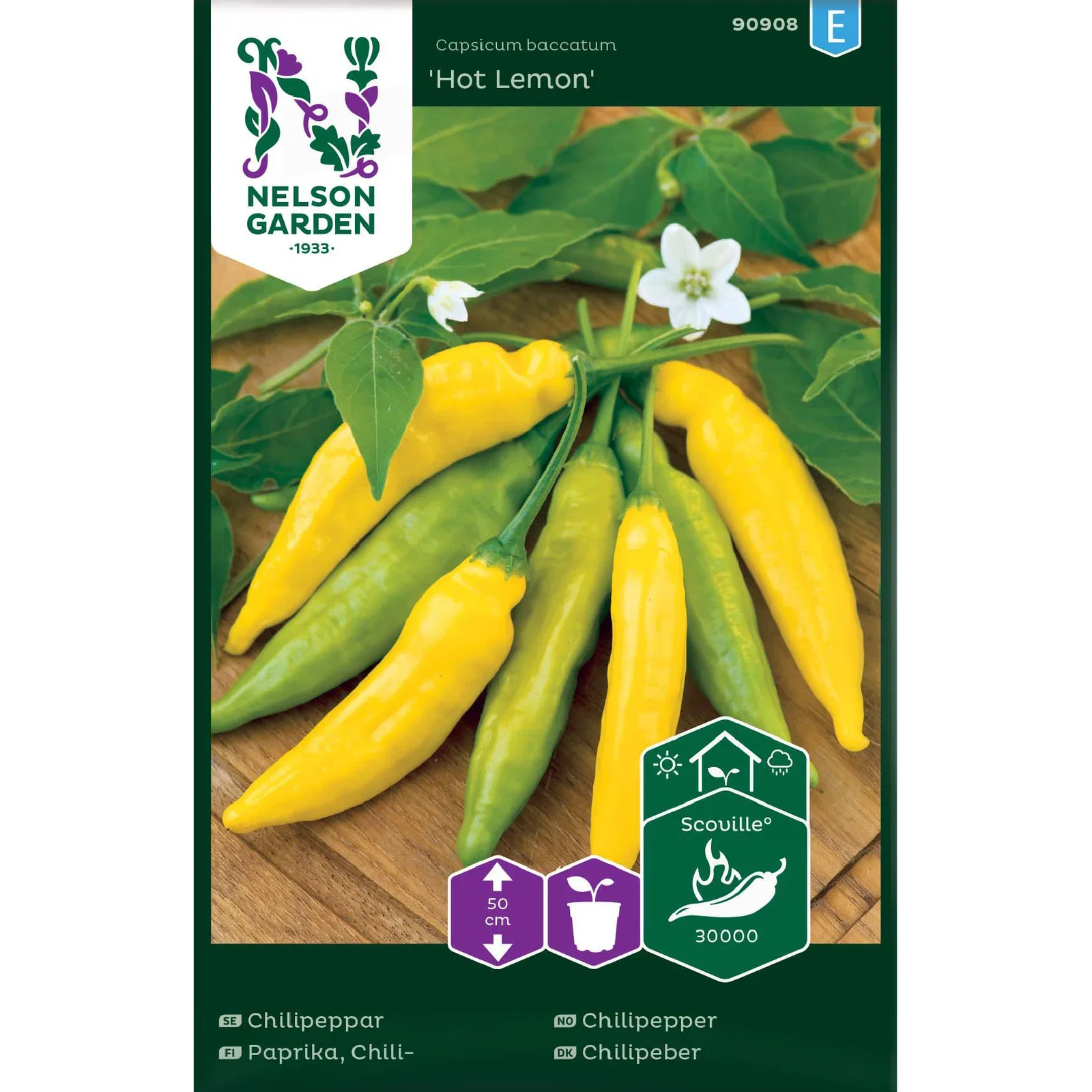 Chilipeppar 'Hot Lemon'