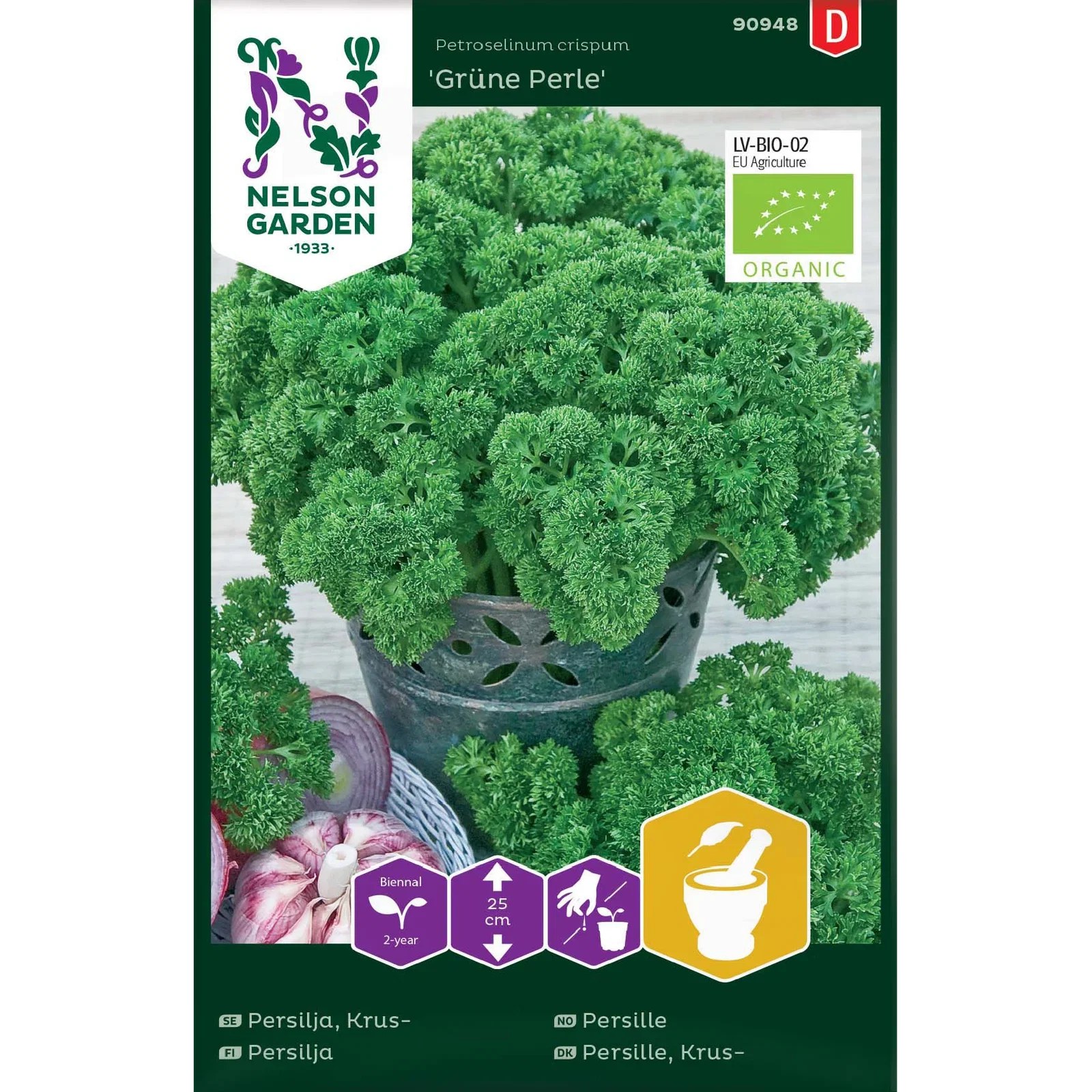 Krusbladig persilja 'Grüne Perle'