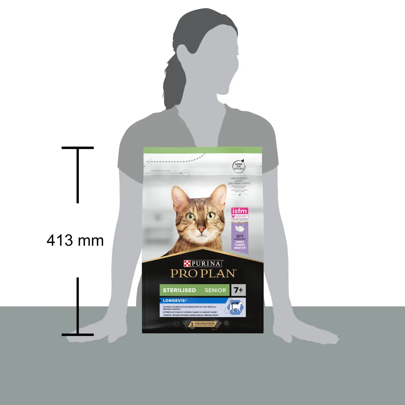 Pro Plan Cat Sterilised 7+ Turkey 3kg