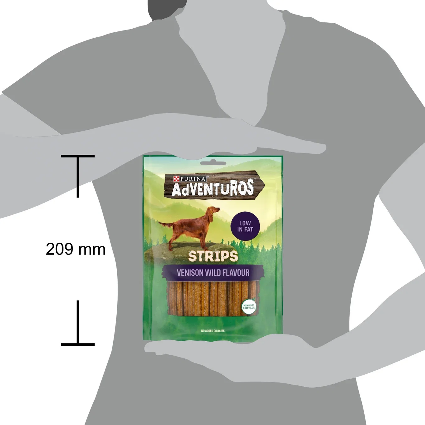 Adventuros Strips Venison 90g