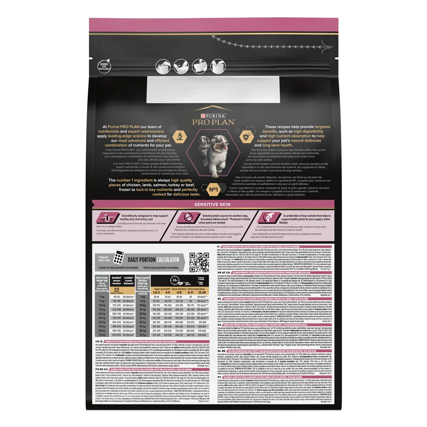 PRO PLAN Medium Puppy - OPTIDERMA 3kg