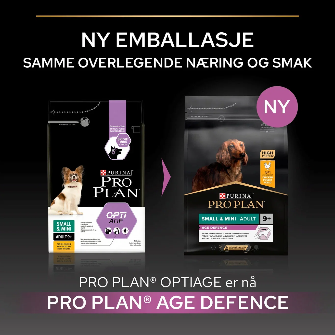PRO PLAN Small & Mini ADULT 9+ - OPTIAGE 7kg