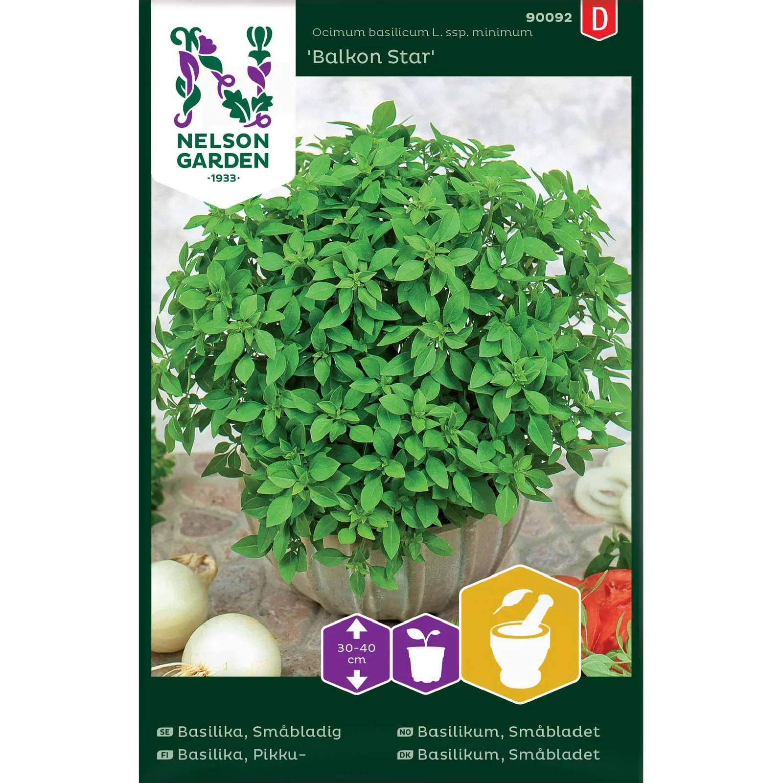 Småbladig basilika 'Balkon Star'