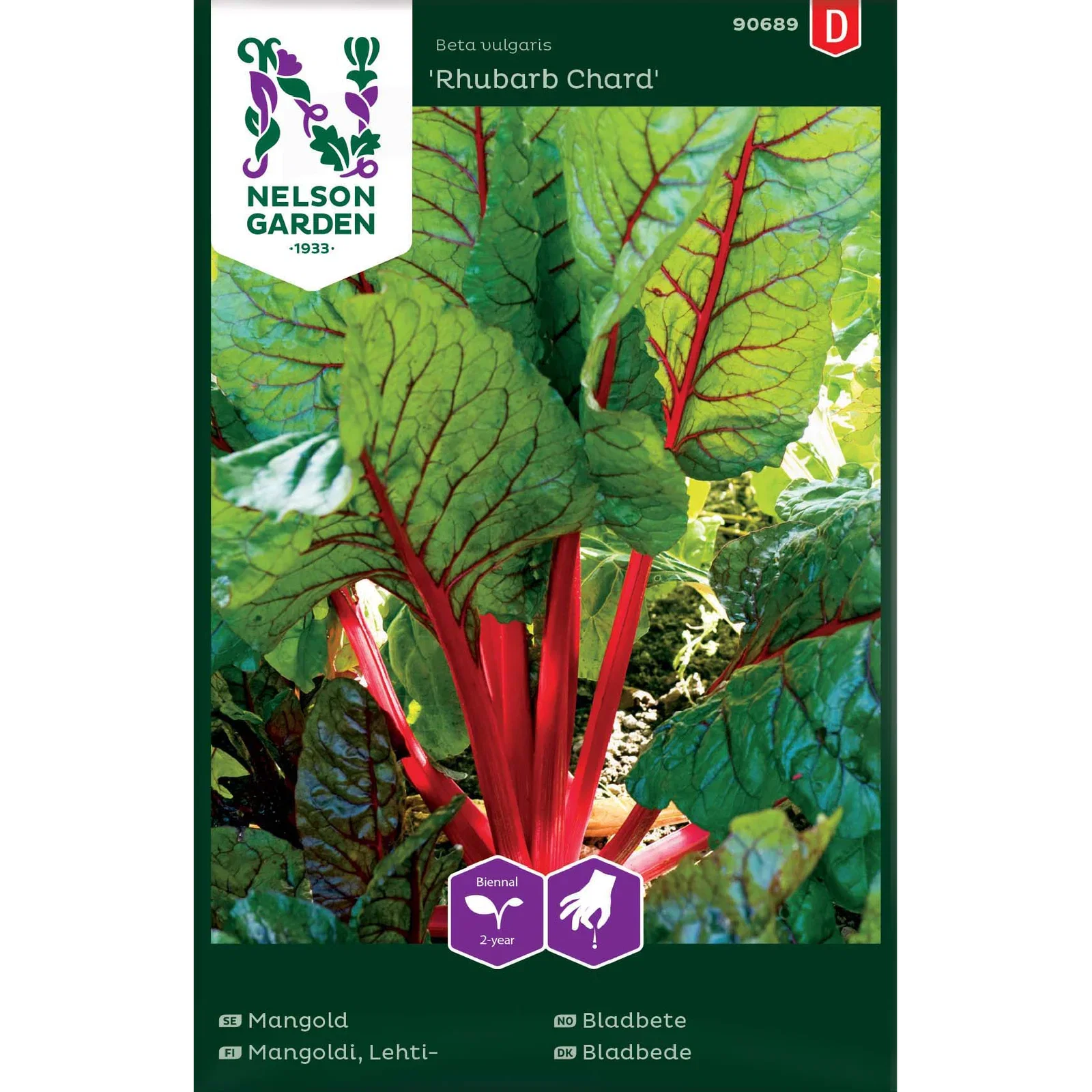 Mangold 'Rhubarb Chard'