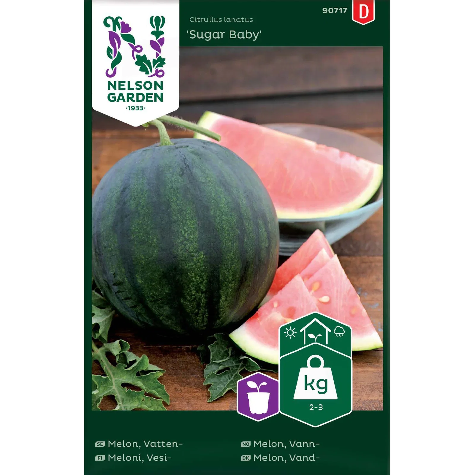 Vattenmelon 'Sugar Baby'