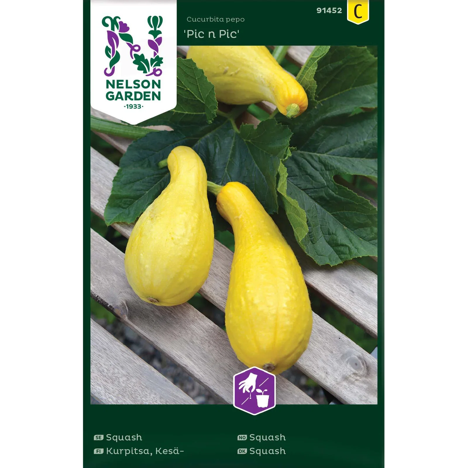 Squash / Sommarpumpa 'Pic n Pic'