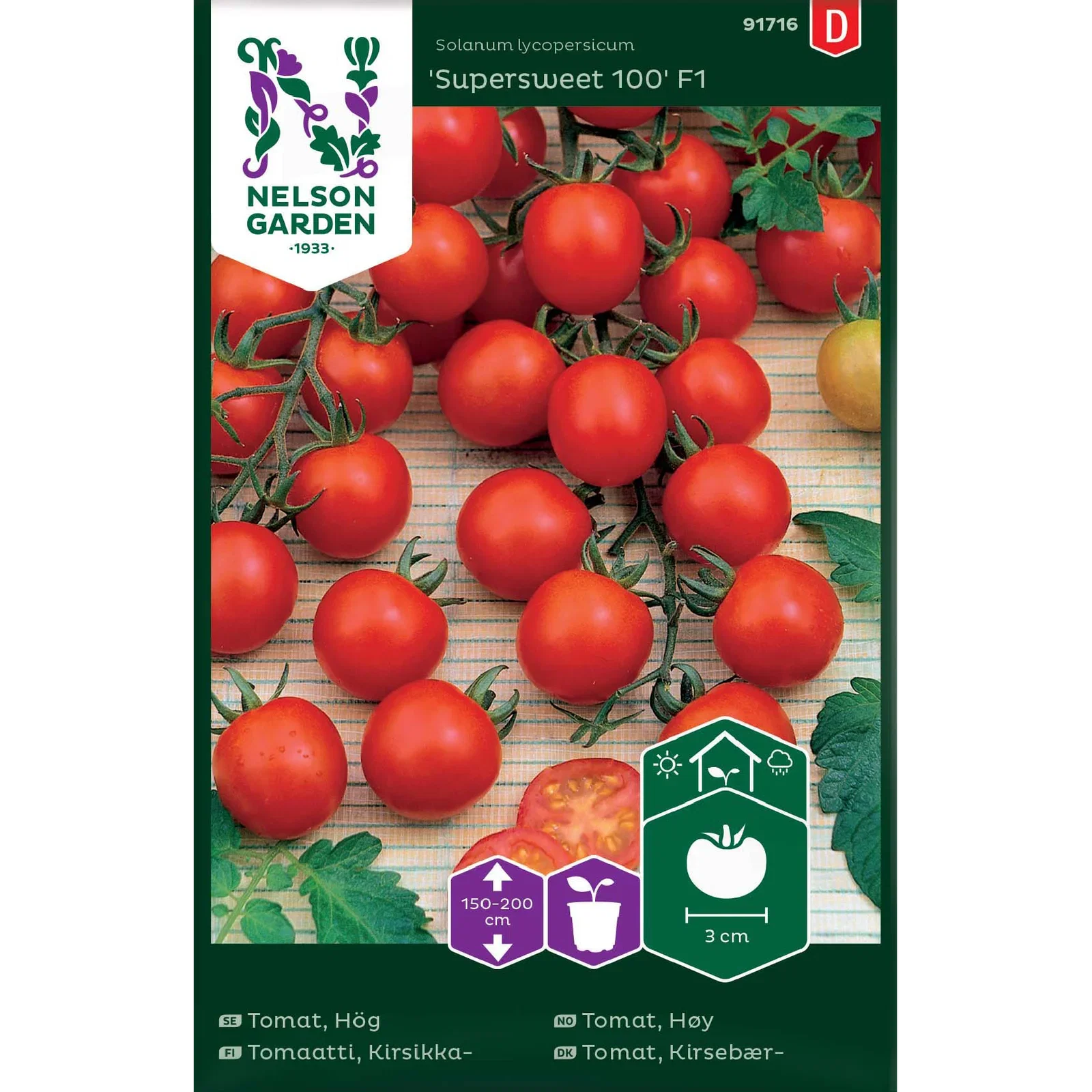 Körsbärstomat 'Supersweet 100'