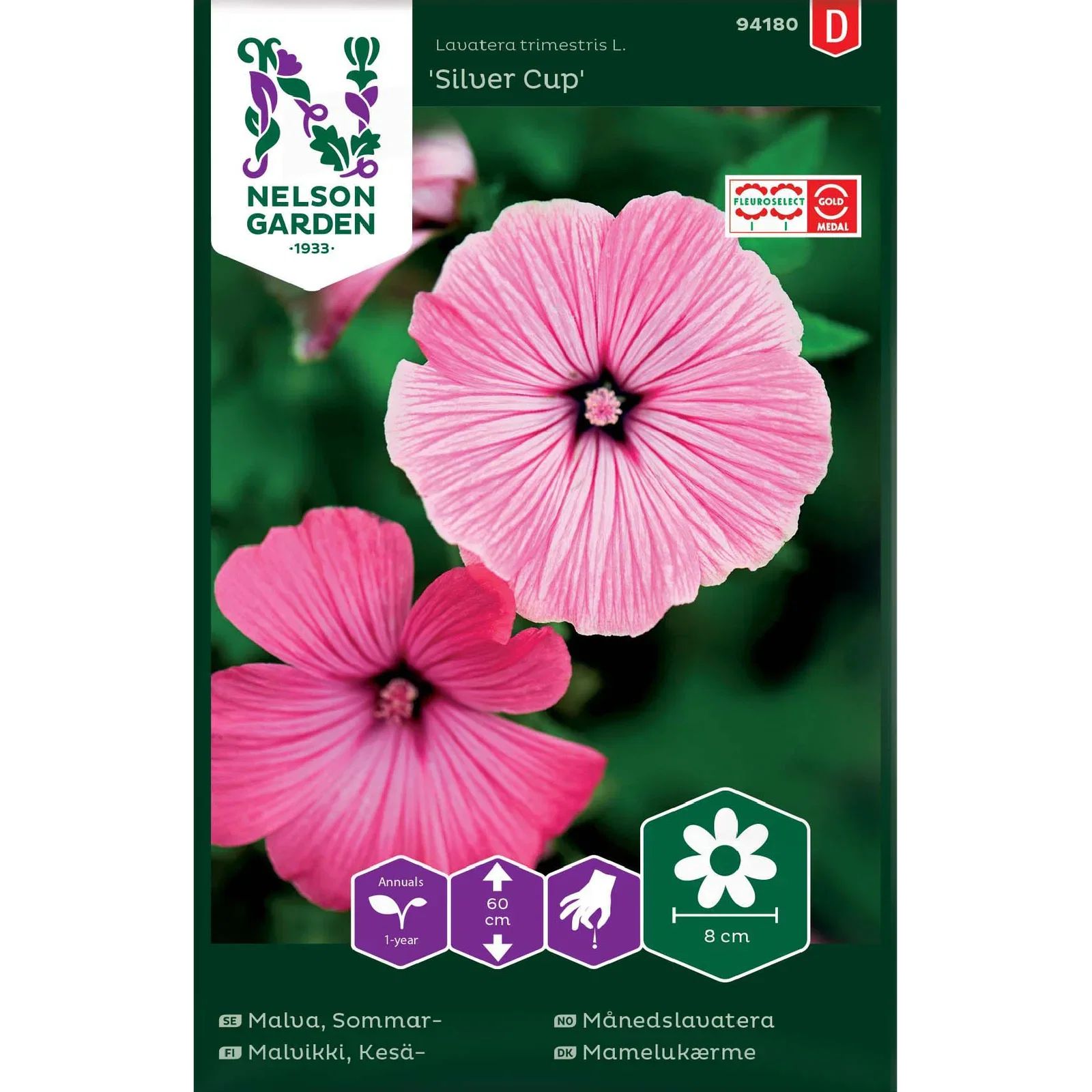 Sommarmalva 'Silver Cup'
