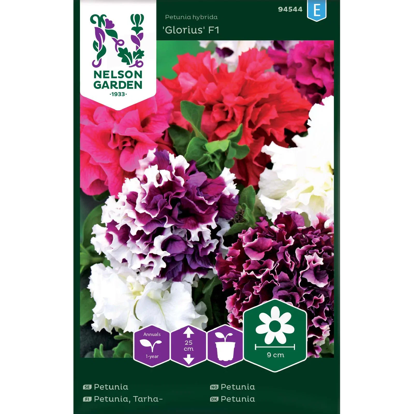 Petunia, Glorious F1, dubbel,